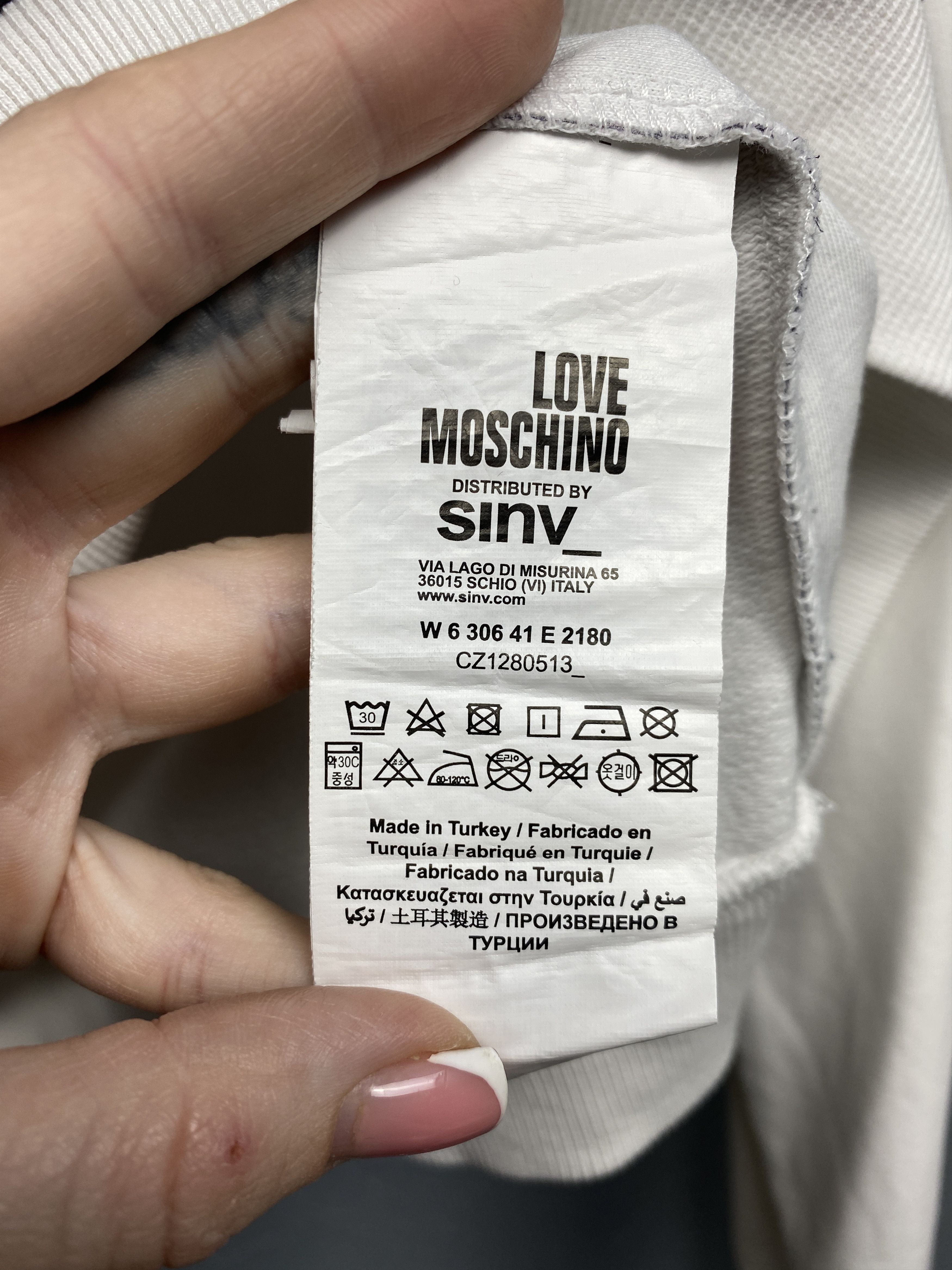 Moschino Love Moschino Womens Crew Neck Sweatshirt Size S / US 4 / IT 40 - 6 Thumbnail