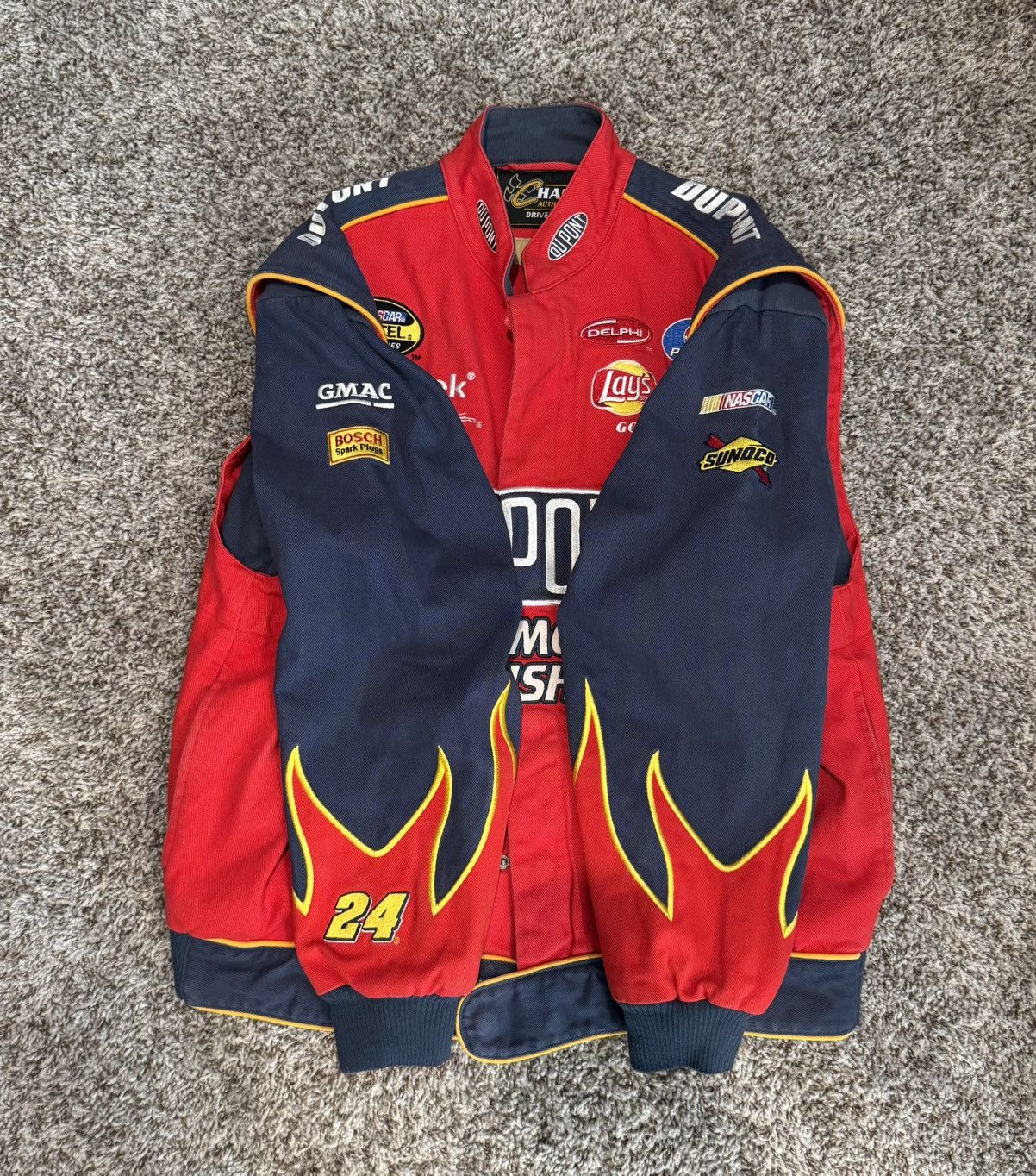 Chase Authentics Vintage Nascar Jeff Gordon Dupont Racing Jacket Size US M / EU 48-50 / 2 - 3 Thumbnail