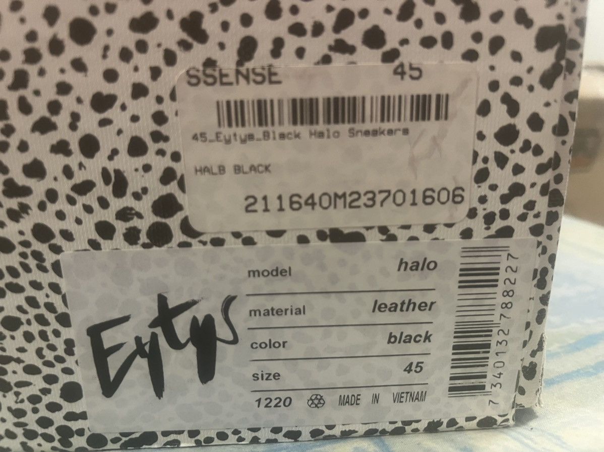 Eytys Eytys Halo Sneakers Black Size US 12 / EU 45 - 8 Thumbnail