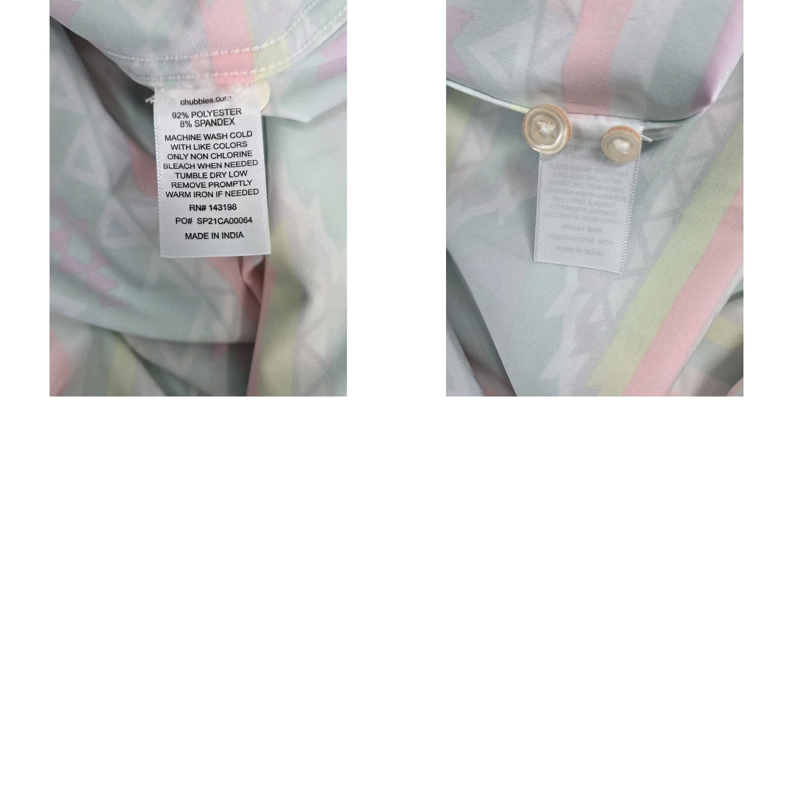 Chubbies NWT Chubbies The En Fuego Wild Short Sleeve 3 Button Up Shirt XL Aztec Multicolor Button-Down Collar Mens Size US XL / EU 56 / 4 - 9 Thumbnail