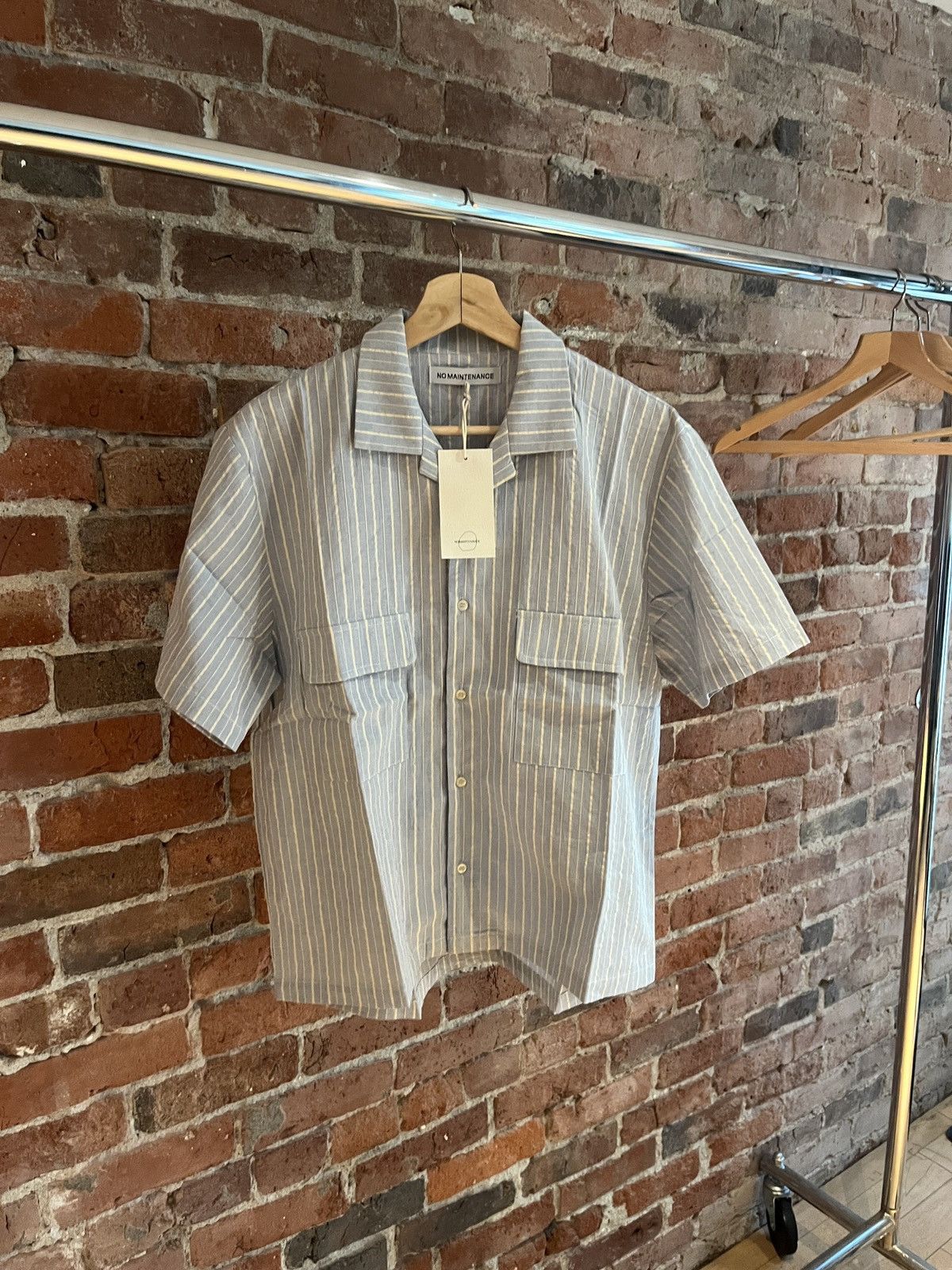 No Maintenance No Maintenance Stripe Dobby Camp Shirt Size US S / EU 44-46 / 1 - 2 Thumbnail