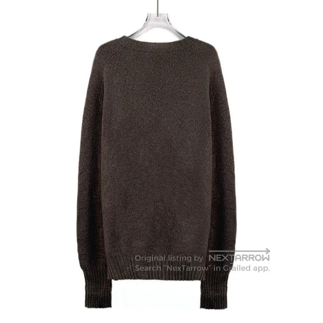 Hermes Hermes Brown Cashmere Embroidered Sweater. Size US XXL / EU 58 / 5 - 2 Thumbnail