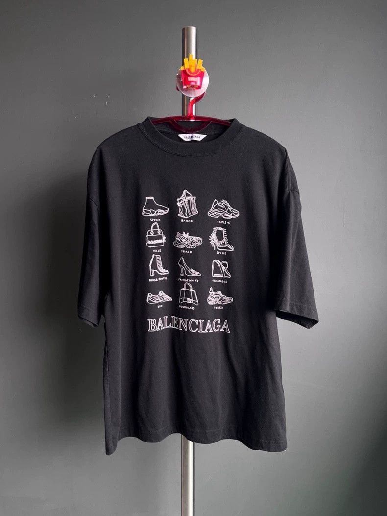 Balenciaga Balenciaga Shoes Collection Pattern Short Sleeve Size US XS / EU 42 / 0 - 1 Thumbnail