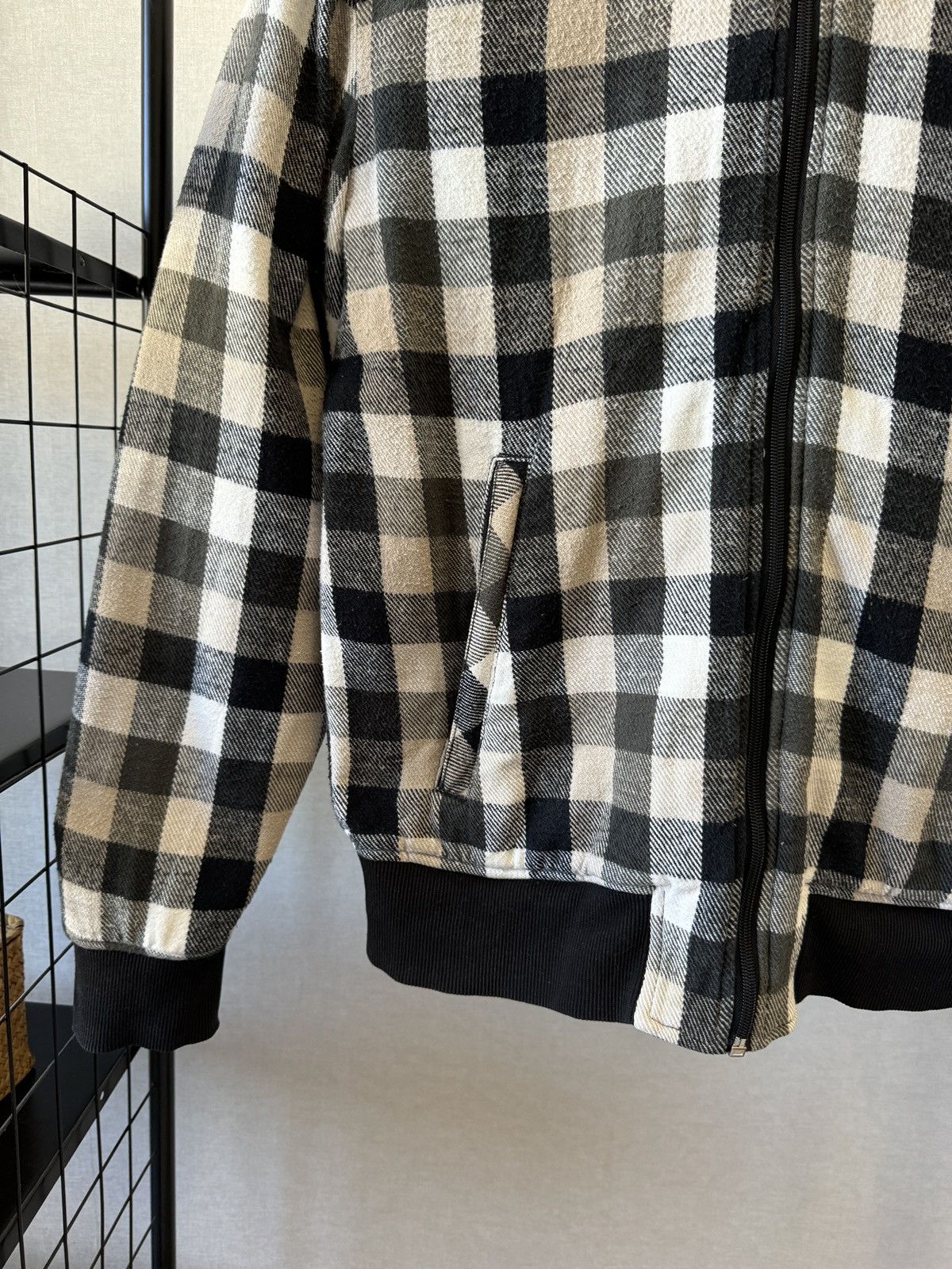 Diesel Diesel vintage y2k checkered flannel lined full zip jacket Size US L / EU 52-54 / 3 - 5 Thumbnail