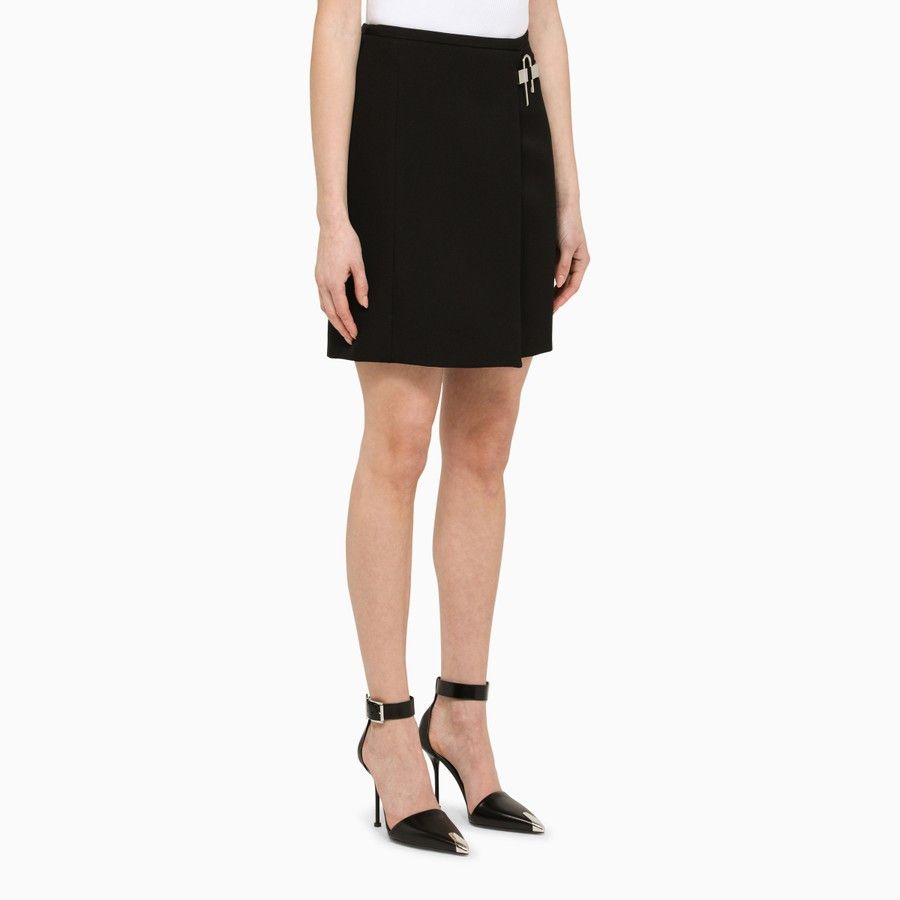 Givenchy o1d2blof0824 Skirt in Black Size 27" / US 4 / IT 40 - 3 Thumbnail