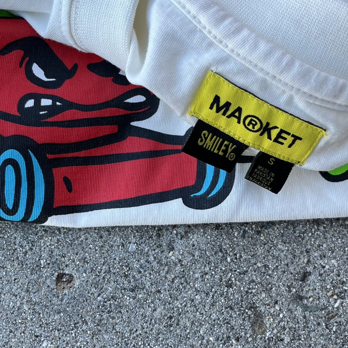 Market Market Smiley ‘Running Away From My Problems’ Tee Sz S Size US S / EU 44-46 / 1 - 3 Thumbnail