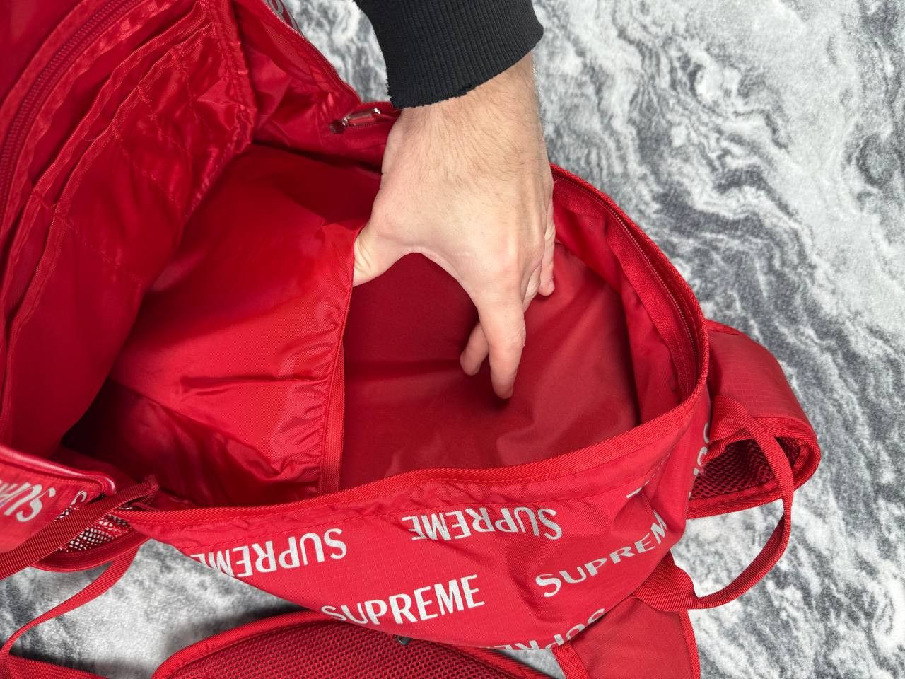 Supreme Supreme FW16 3M Reflective Repeat Backpack Cordura Size ONE SIZE - 12 Thumbnail