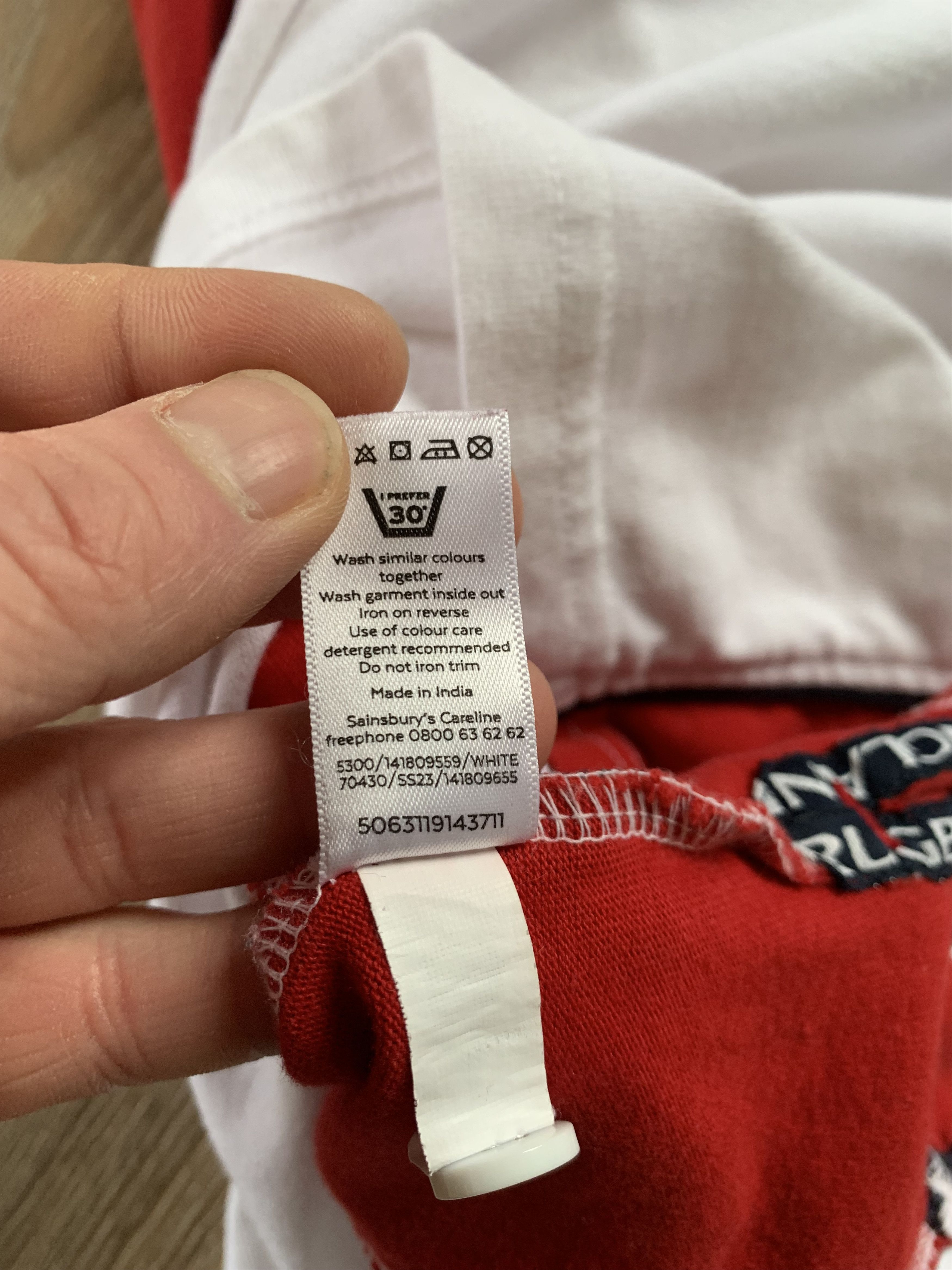 Other England Rugby WRU Cotton Longsleeve T Shirt Size US M / EU 48-50 / 2 - 11 Thumbnail