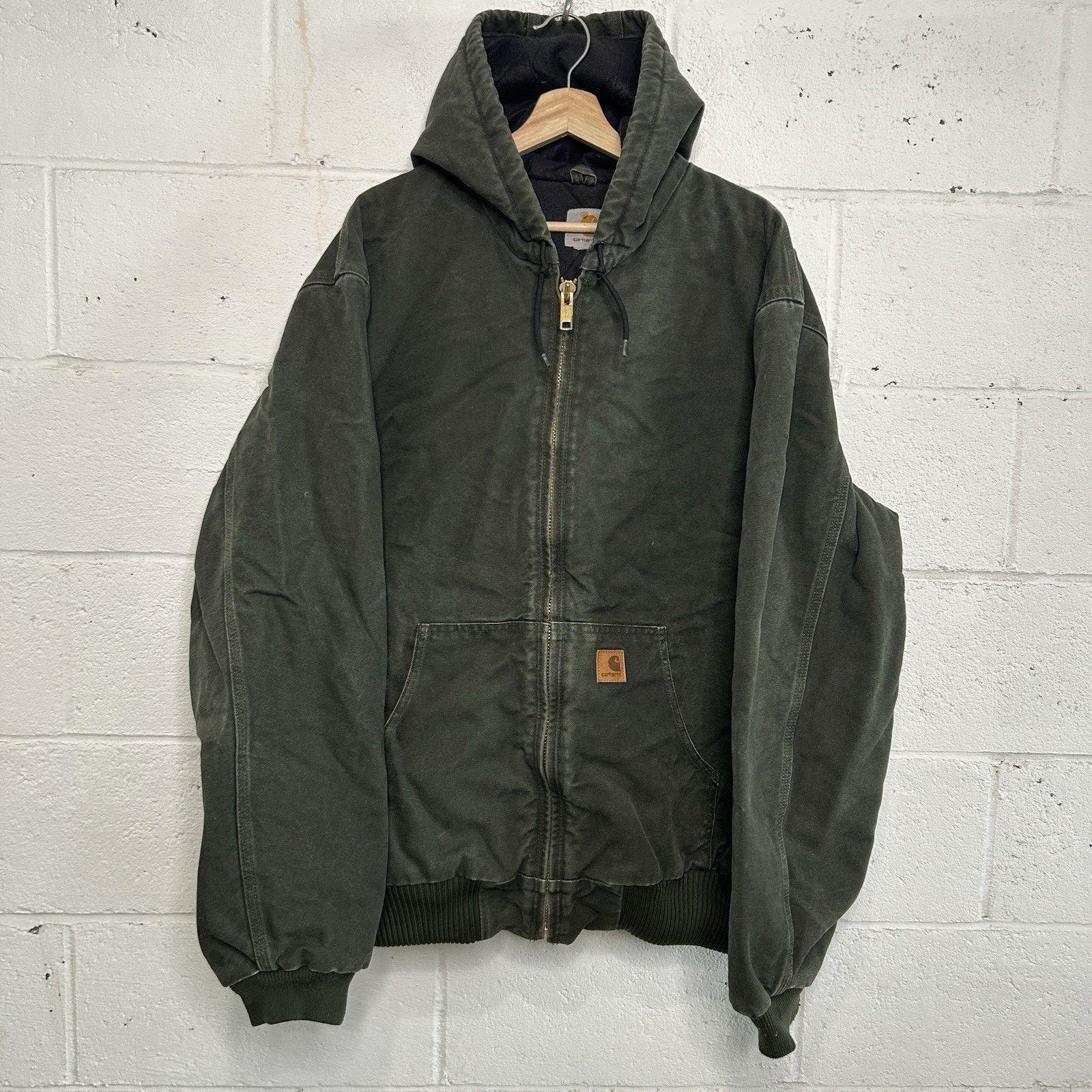 Carhartt × Streetwear Olive Green Carhartt J168 Active Jacket