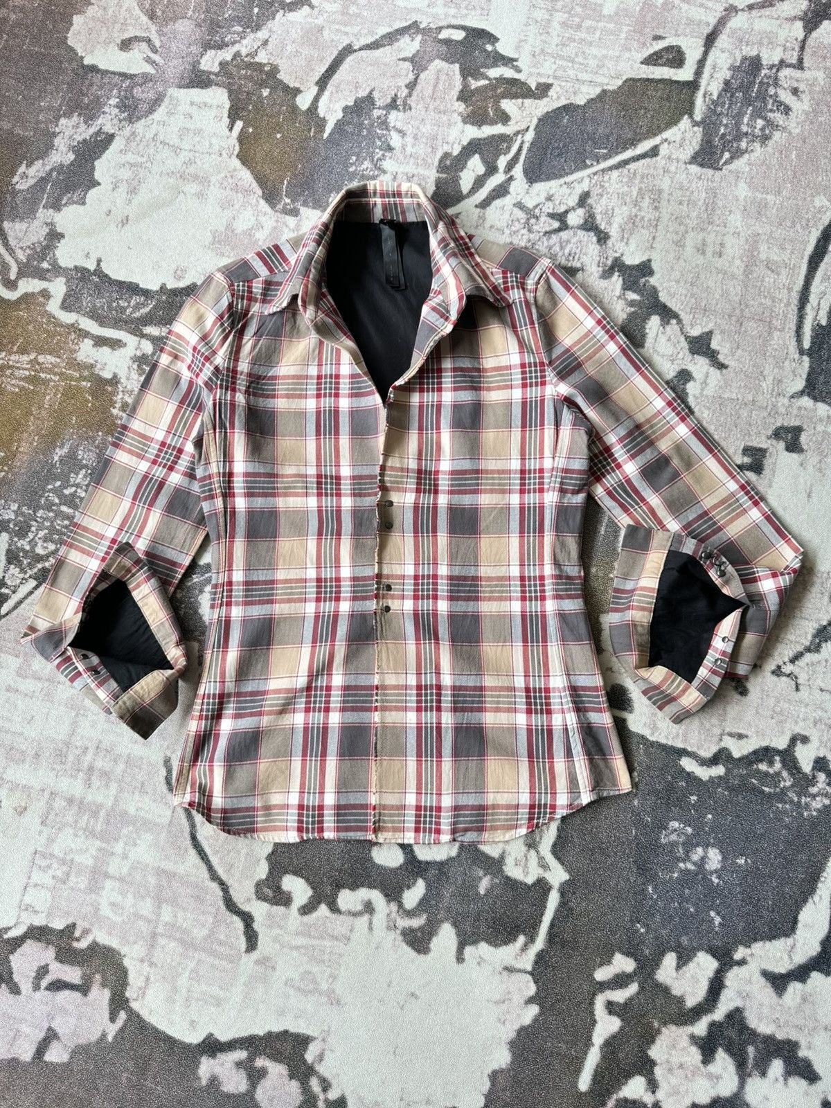 wjk 00’s WJK by Junhashimoto tartan plaid light jacket Size US M / EU 48-50 / 2 - 3 Thumbnail