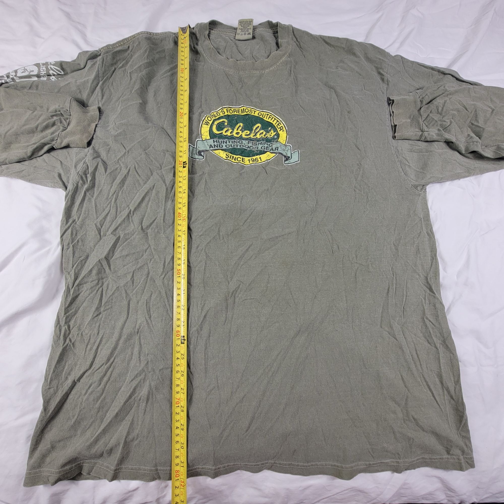 Cabelas Cabelas Long Sleeve Graphic T Shirt Mens XL Hunting Fishing Size US XL / EU 56 / 4 - 10 Thumbnail