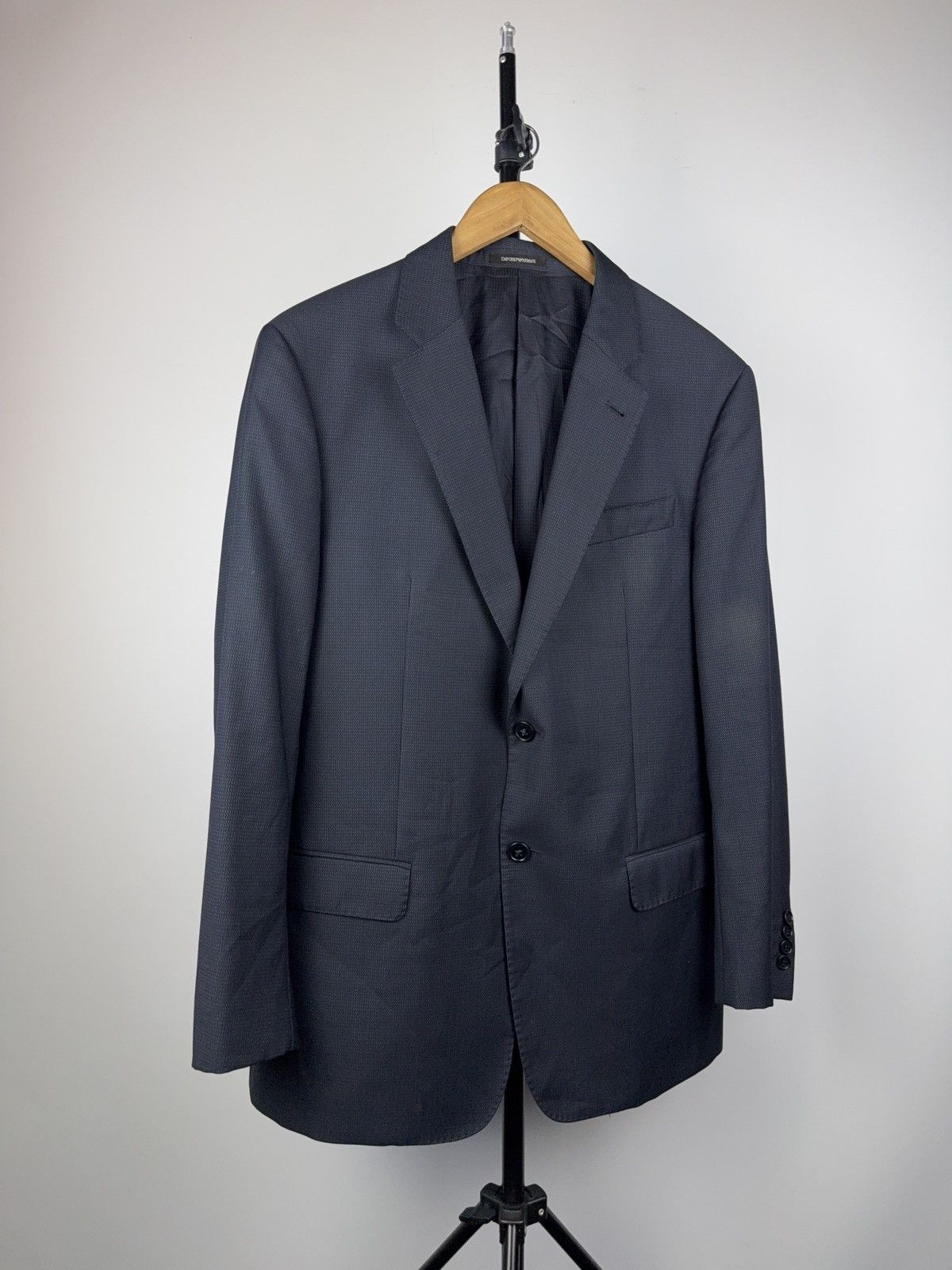 Emporio Armani Luxury 00s Emporio Armani G Line Classic Navy Blazer Size 44R - 1 Thumbnail