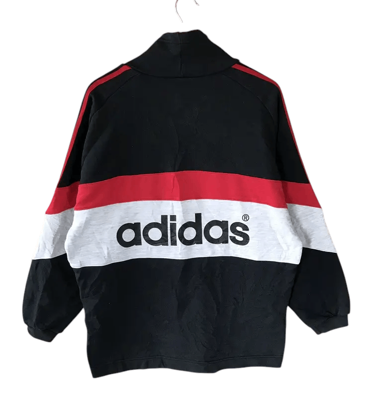 Adidas Vintage 90's Adidas Sweatshirts Size US L / EU 52-54 / 3 - 2 Thumbnail
