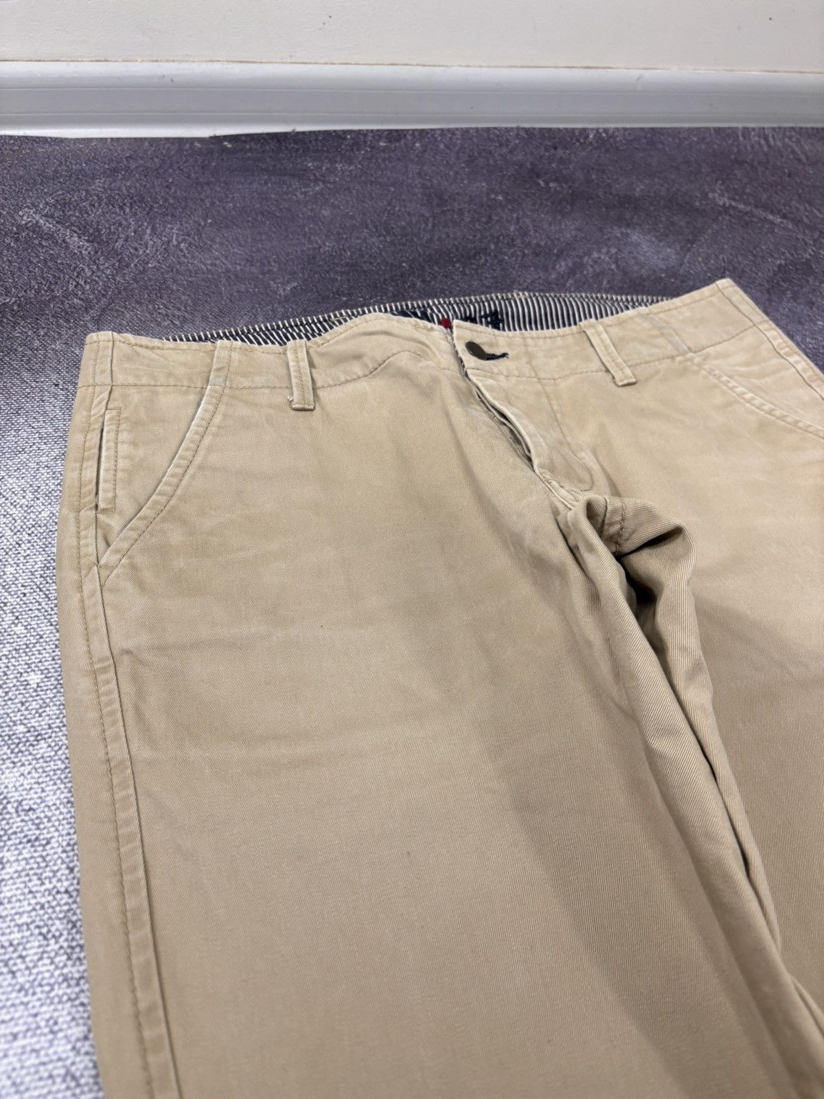 NN07 NN07 No Nationality Simon Men’s Beige Chino Pants Trousers Size US 32 / EU 48 - 7 Thumbnail