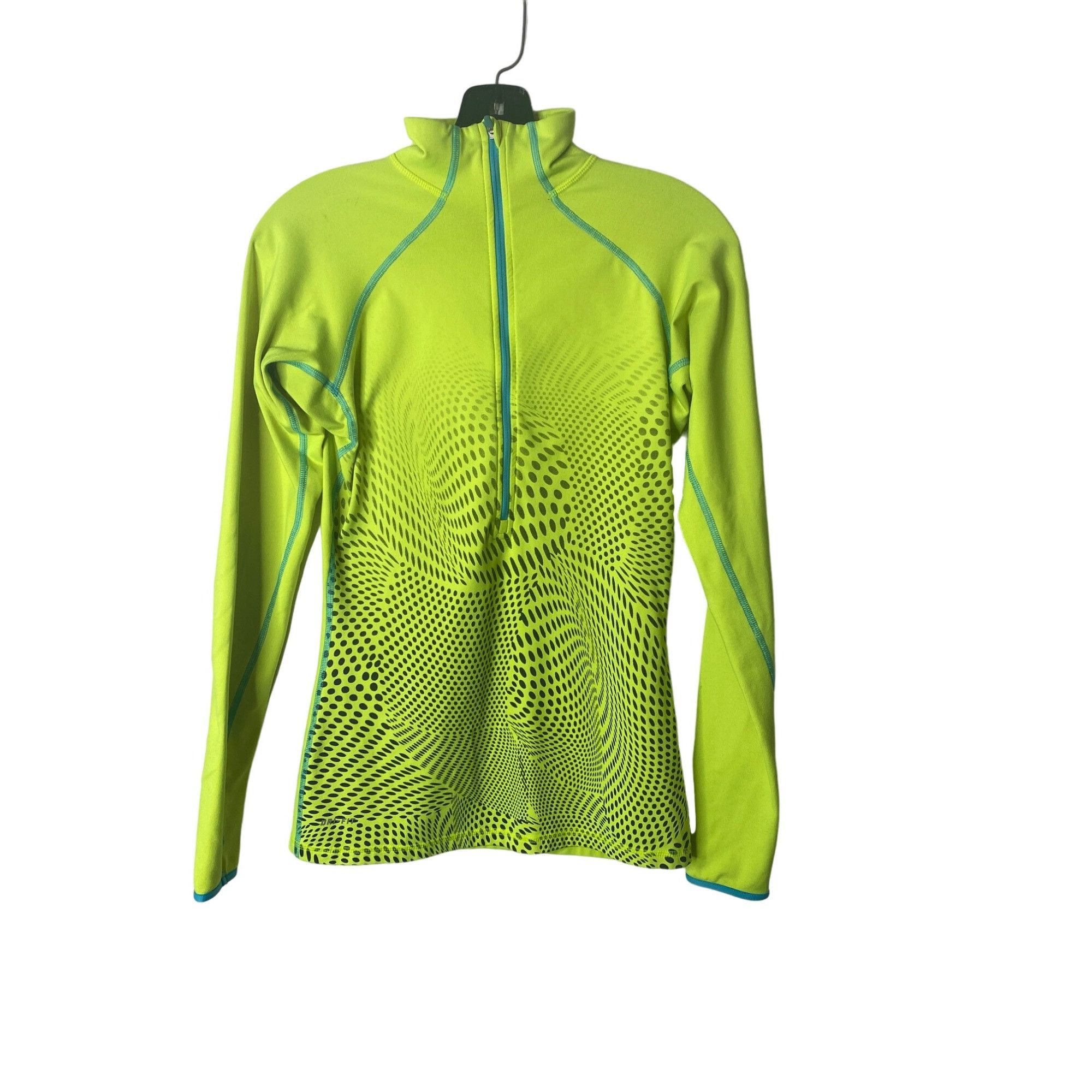 Nike NIKE PRO WOMEN'S 1/2 ZIP NEON PULLOVER SZ S Size S / US 4 / IT 40 - 1 Thumbnail