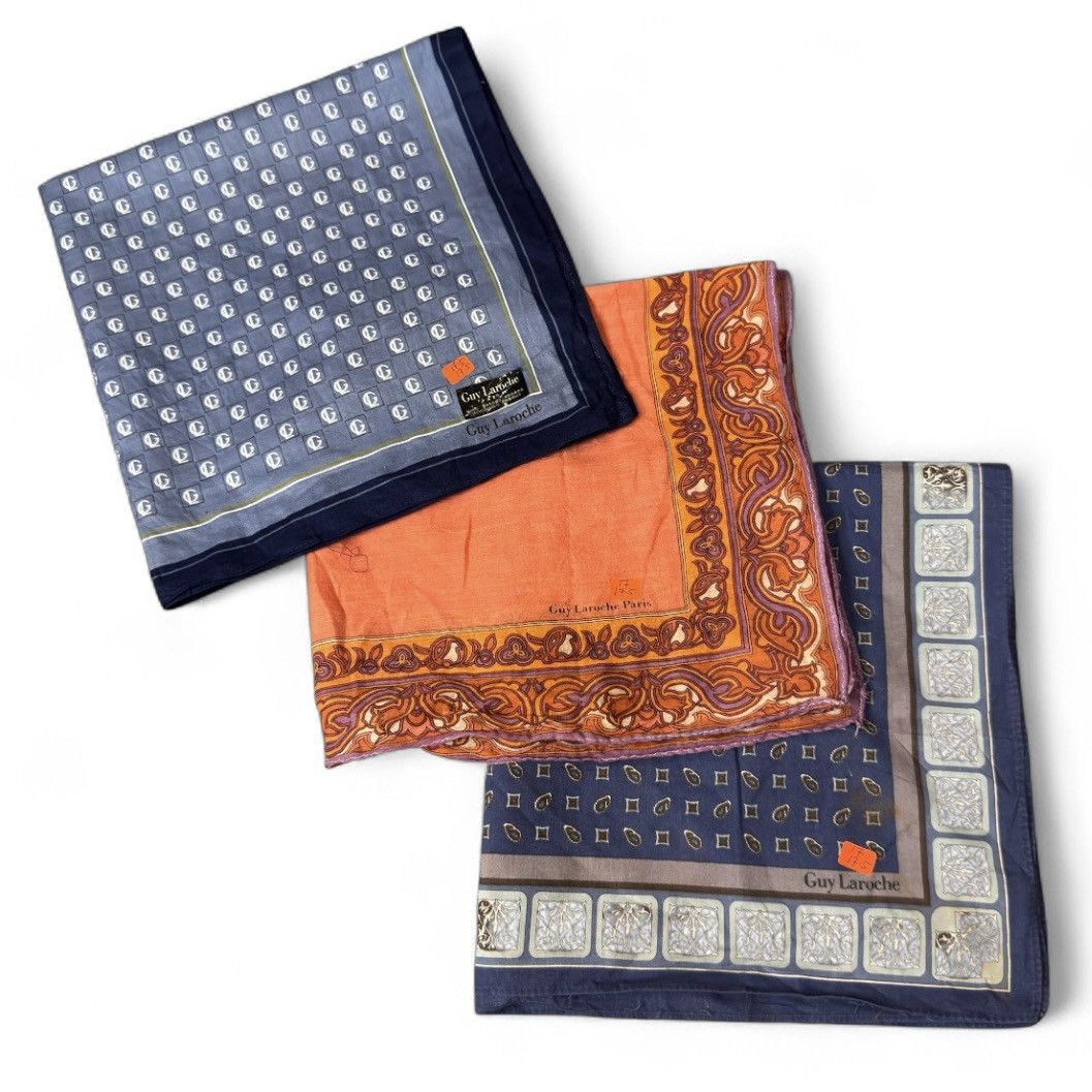 Guy Laroche 🔥Handkerchief | Neckerchief | Bandana | Pocket-square | Size ONE SIZE - 1 Thumbnail