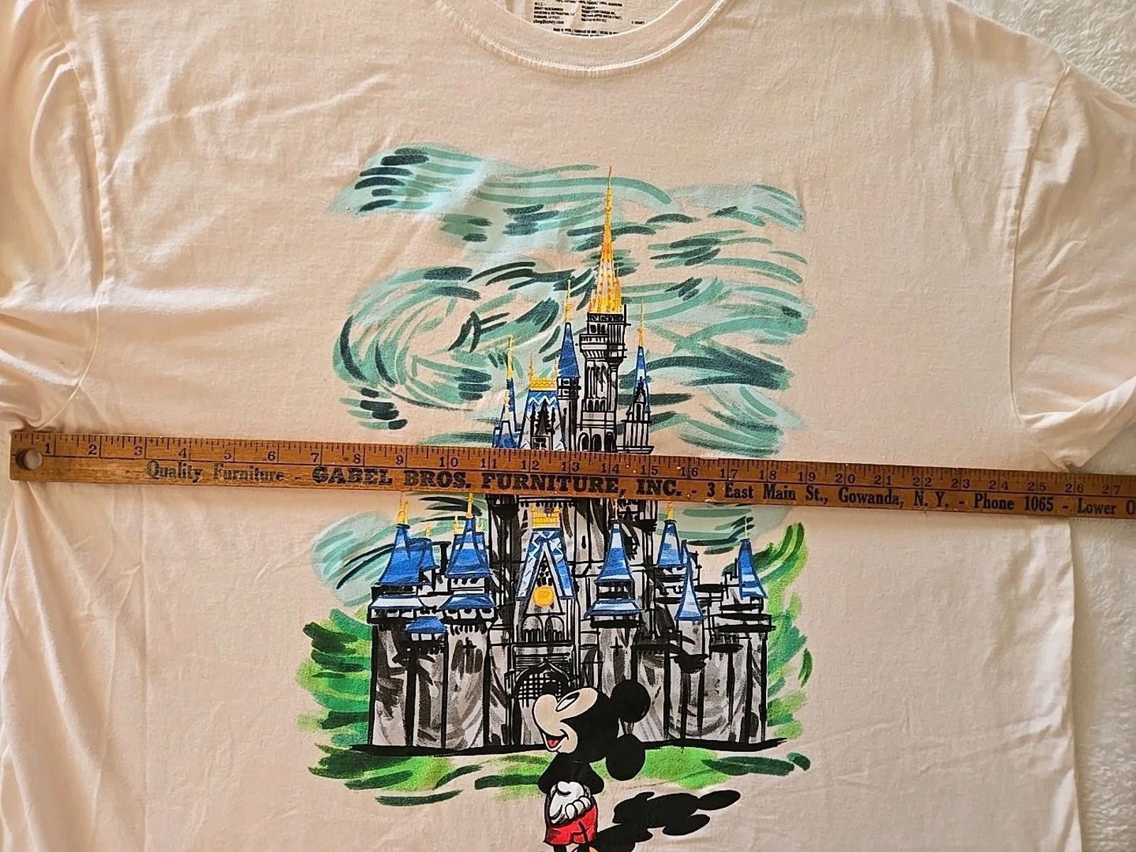 Disney Disney Parks 2025 WDW Castle T Shirt Size Large UNISEX New Size ONE SIZE - 6 Thumbnail