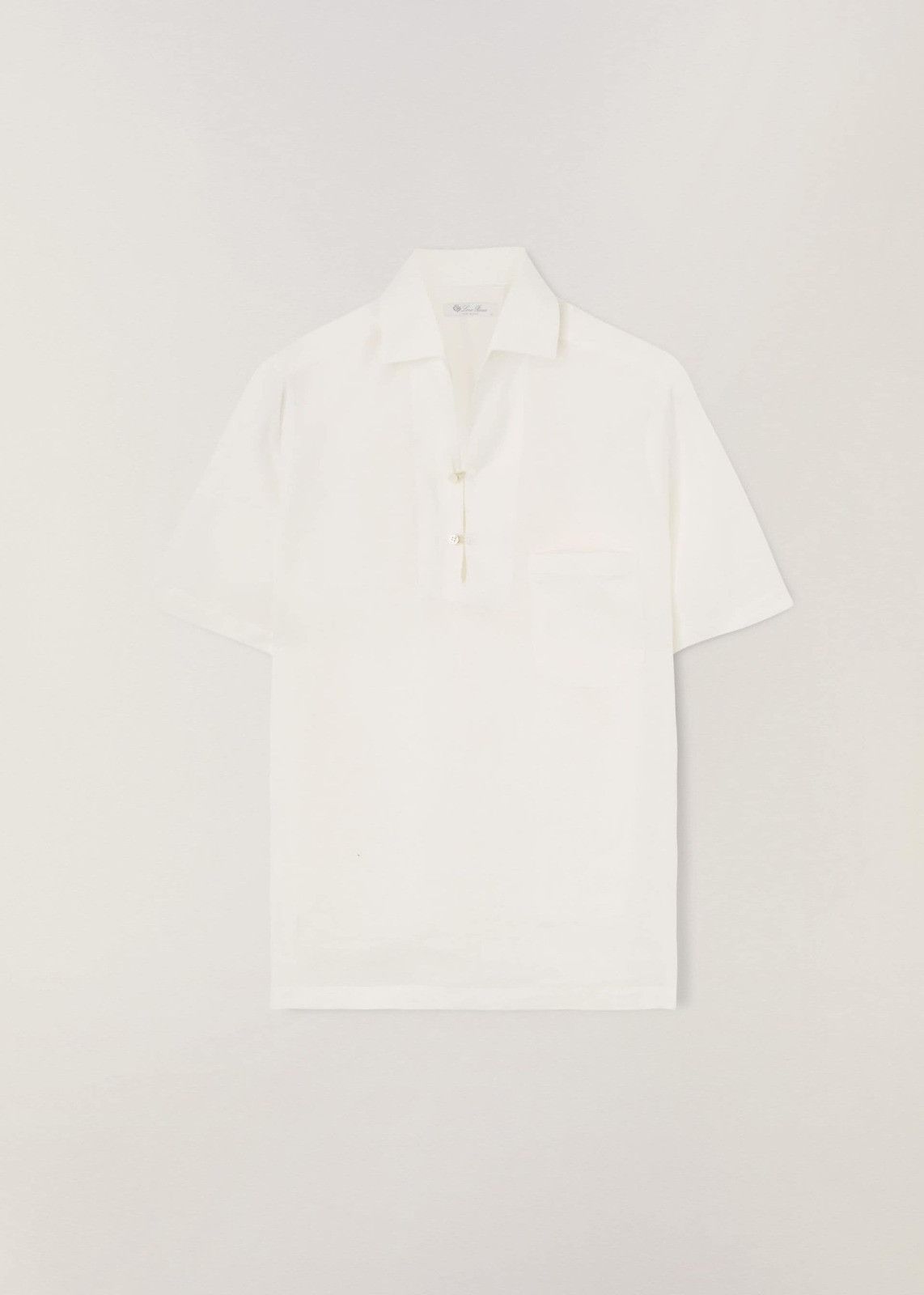Loro Piana o1srvl11e0924 Tahiti Linen Shirt in White Size US XL / EU 56 / 4 - 1 Thumbnail