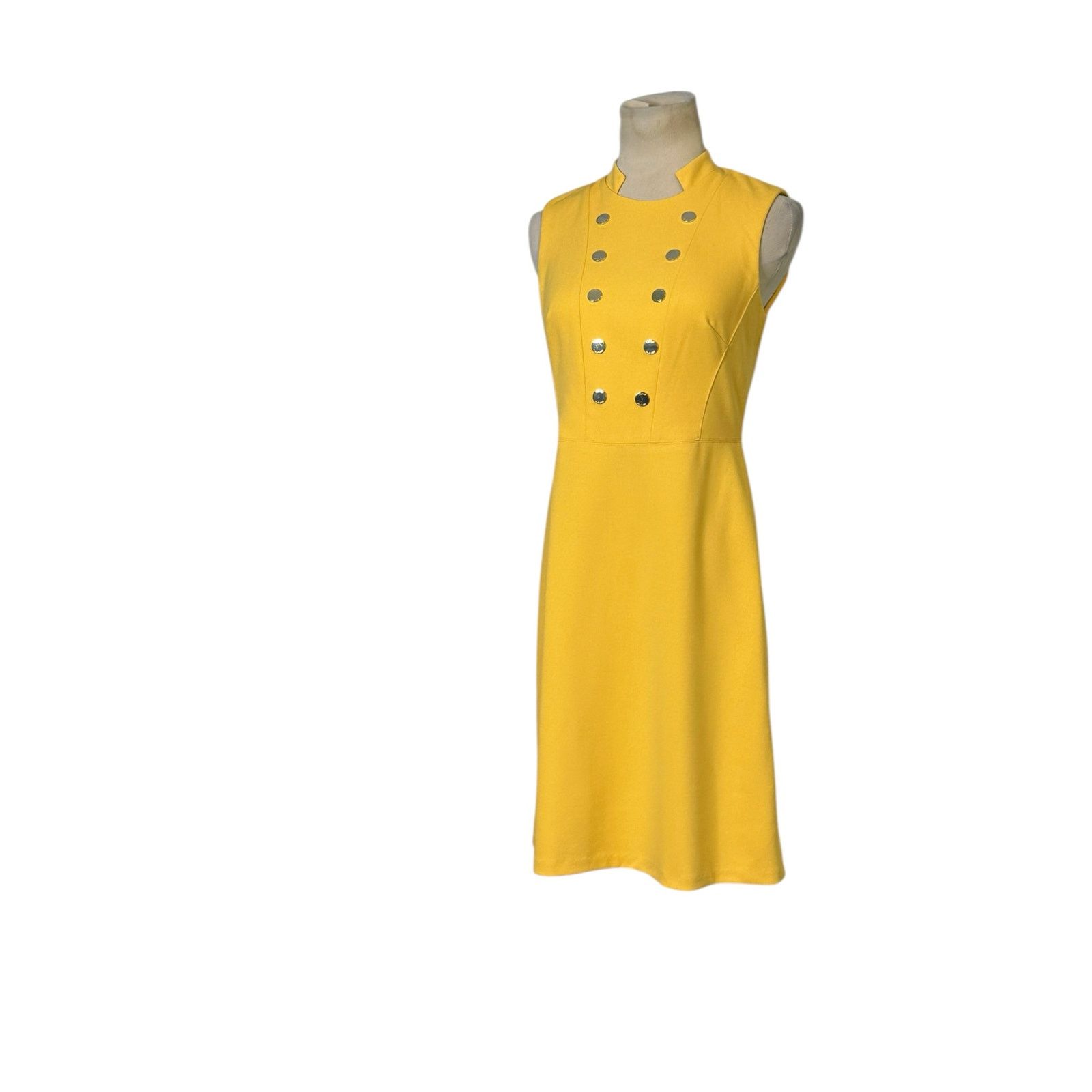 Tommy Hilfiger Tommy Hilfiger yellow crepe summer dress size 2 Size XS / US 0-2 / IT 36-38 - 10 Thumbnail