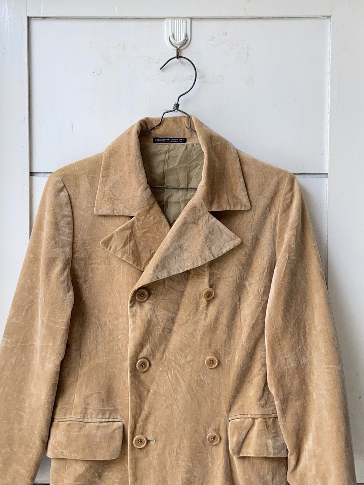 Yohji Yamamoto NOUÉ-RUE Brown Coat Jacket Size US S / EU 44-46 / 1 - 2 Thumbnail