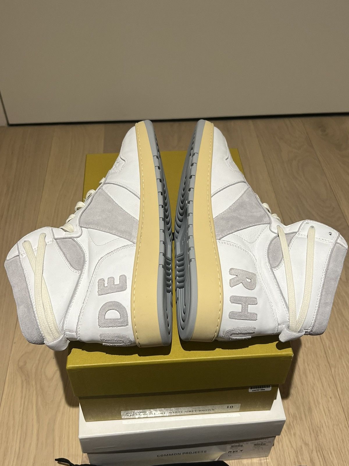 Rhude Rhude Rhecess Hi White/Grey/Brown Sz 10 DS Size US 10 / EU 43 - 5 Thumbnail