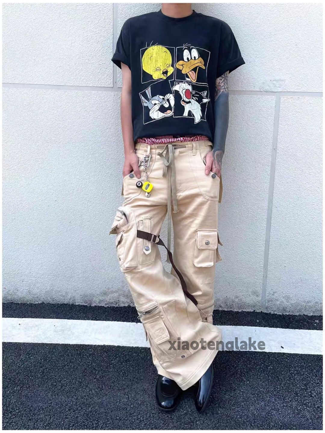 Vintage xz utility punk yuppie grunge outdoor military cargo pants Size US 32 / EU 48 - 4 Thumbnail