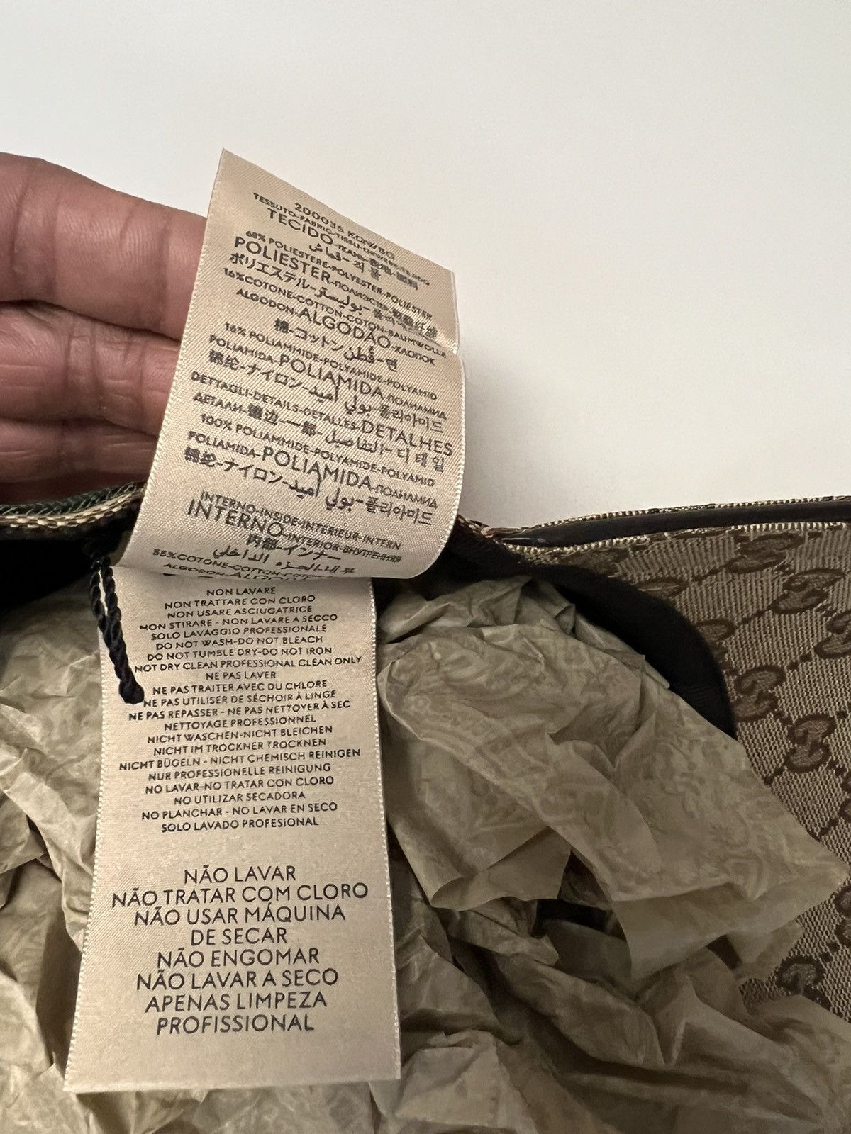 Gucci Gucci Baseball Cap Original GG Canvas ***New*** Size ONE SIZE - 8 Thumbnail