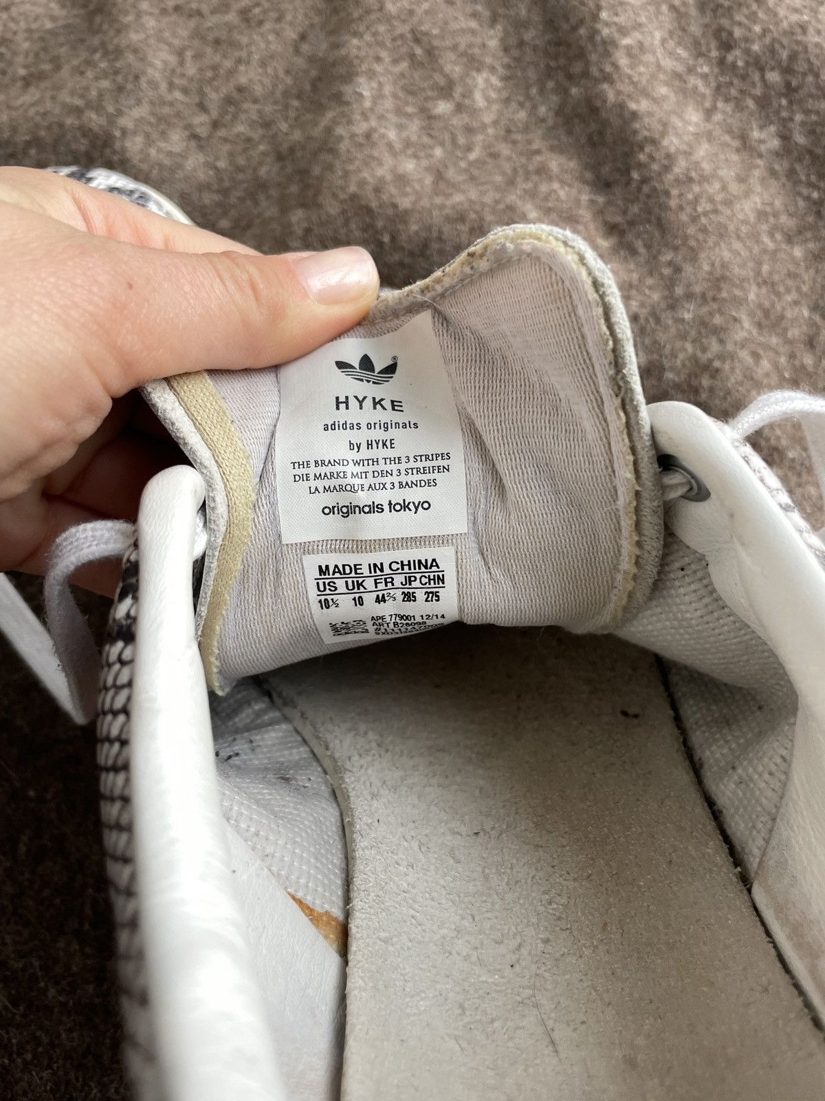 HYKE Adidas x Hyke Snake Python Leather Sneakers Size US 10.5 / EU 43-44 - 8 Thumbnail