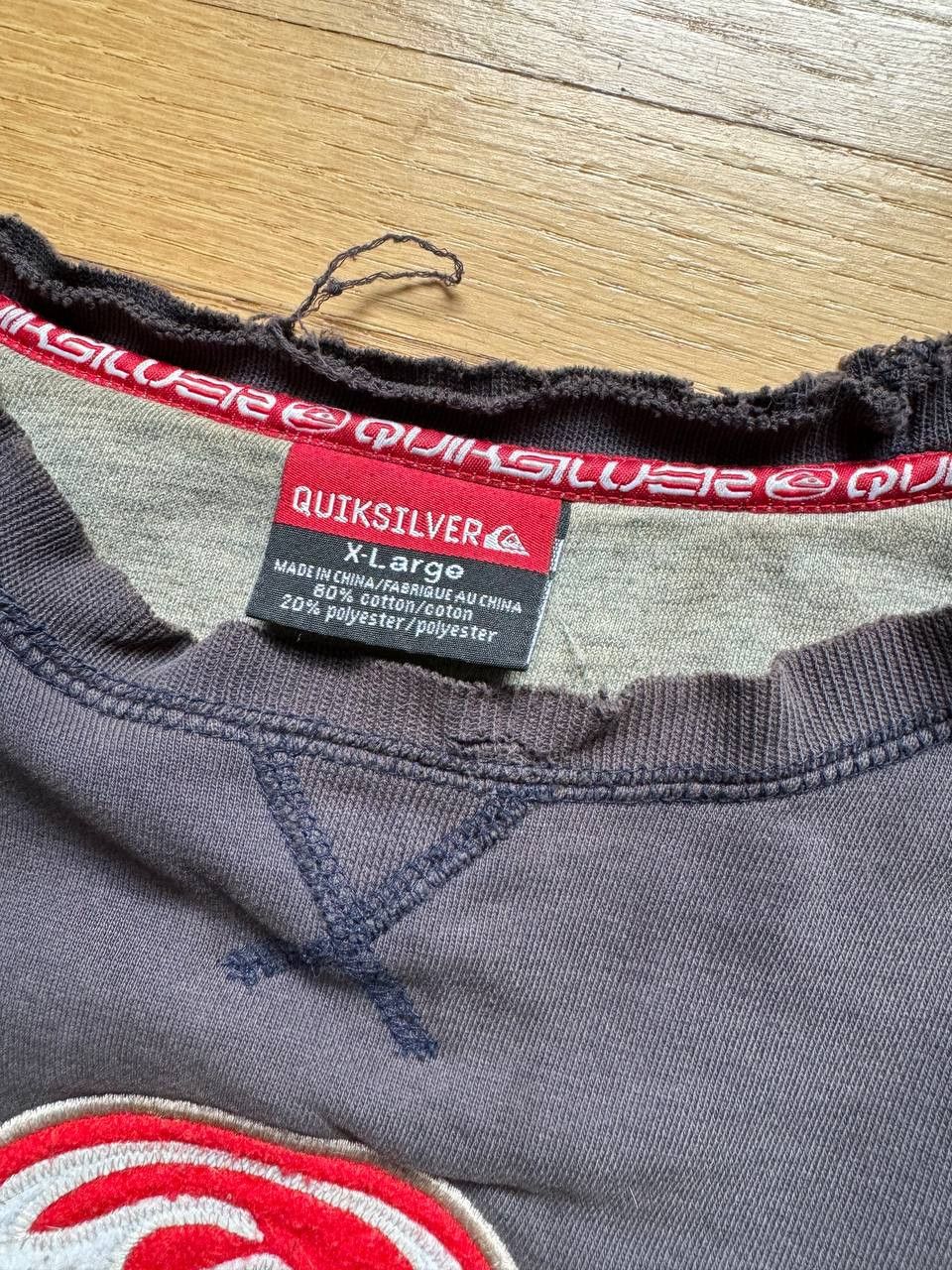Quiksilver × Vintage Vintage Quicksilver Sweatshirt 80S Y2K Very Rare Item Size US XL / EU 56 / 4 - 5 Thumbnail