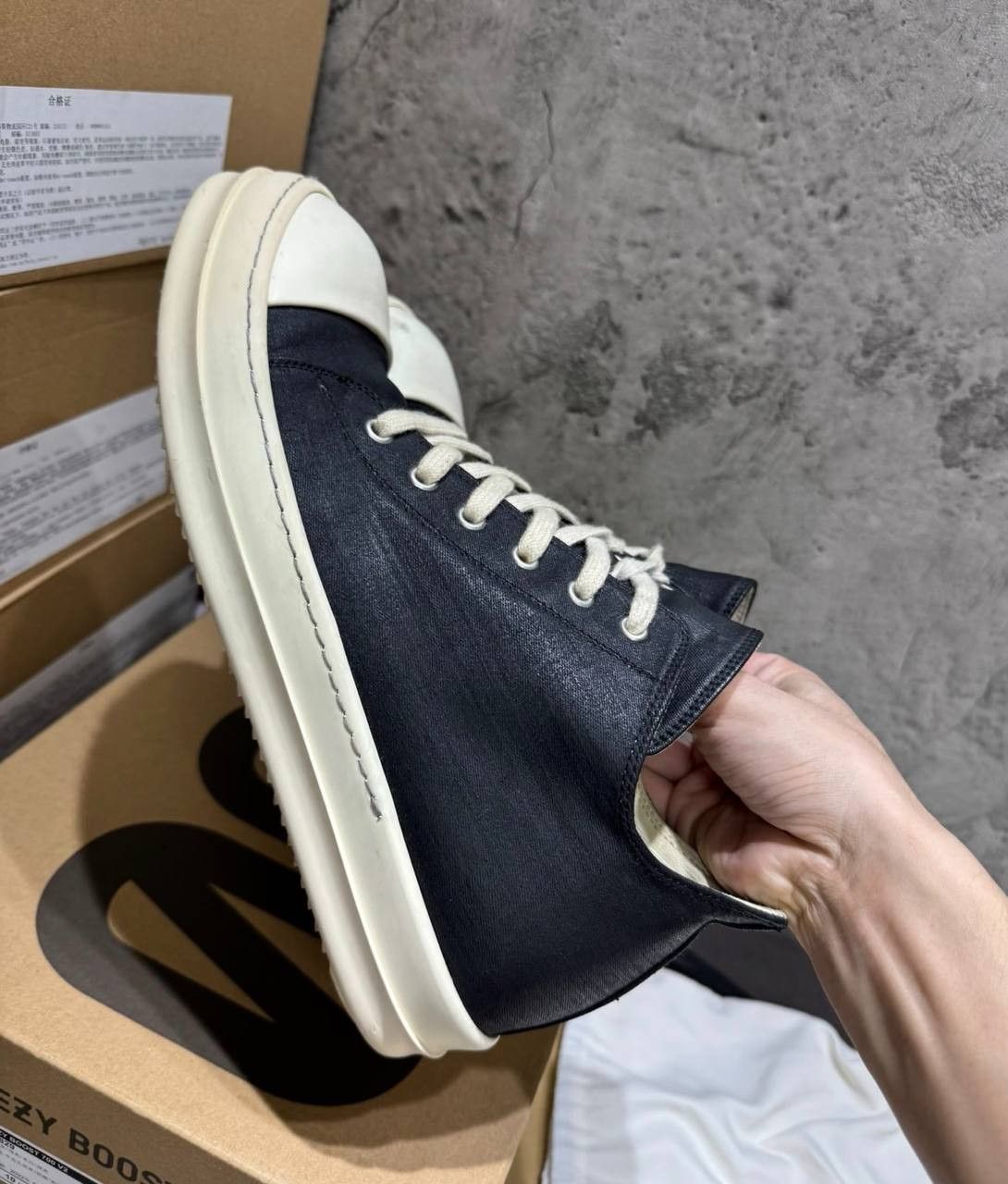 Rick Owens Rick Owens DRKSHDW Converse Low-Top sneakers Size US 9.5 / EU 42-43 - 2 Thumbnail