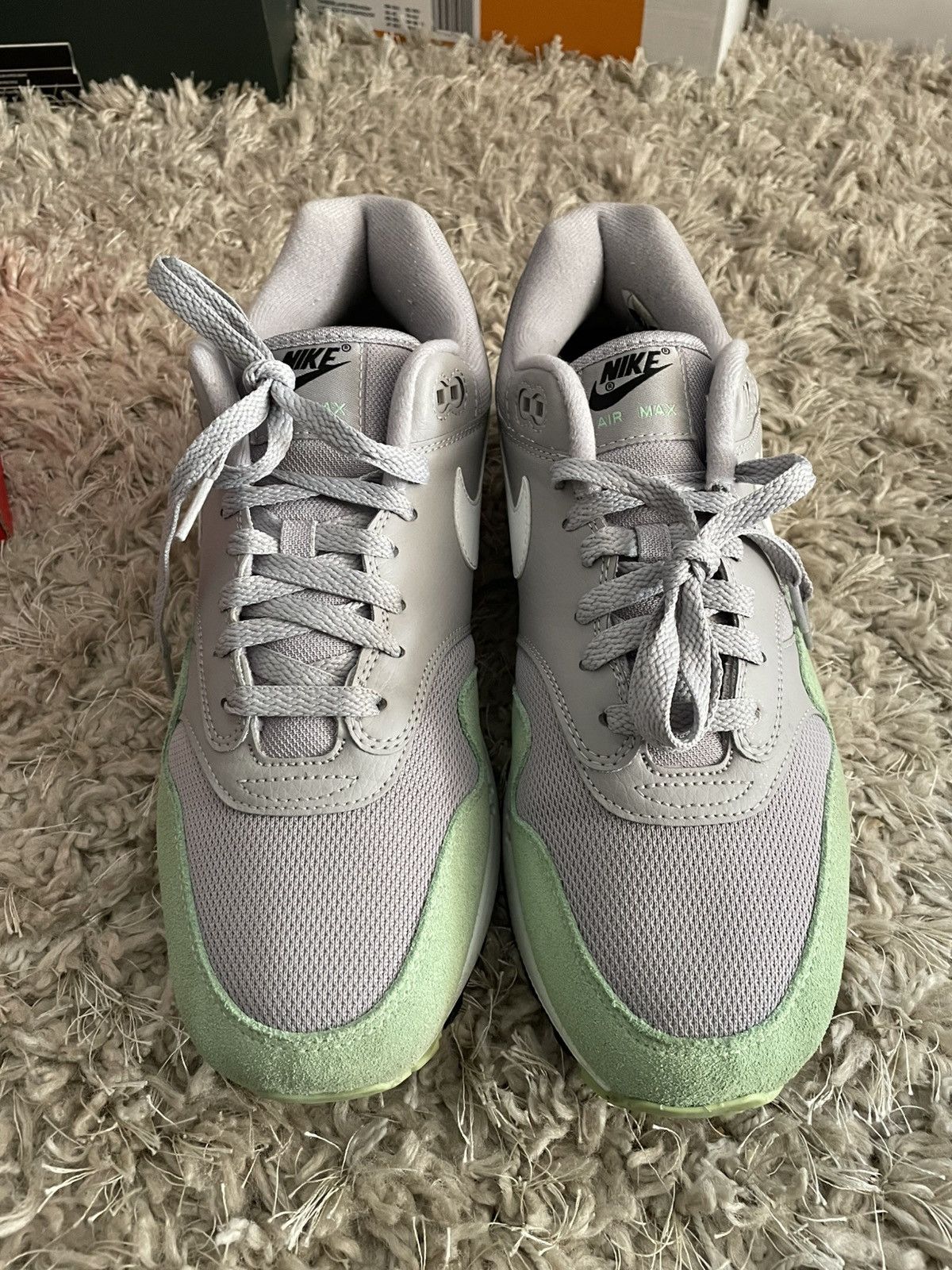 Nike Nike Air Max 1 Atmosphere Grey Fresh Mint Size US 11 / EU 44 - 4 Thumbnail