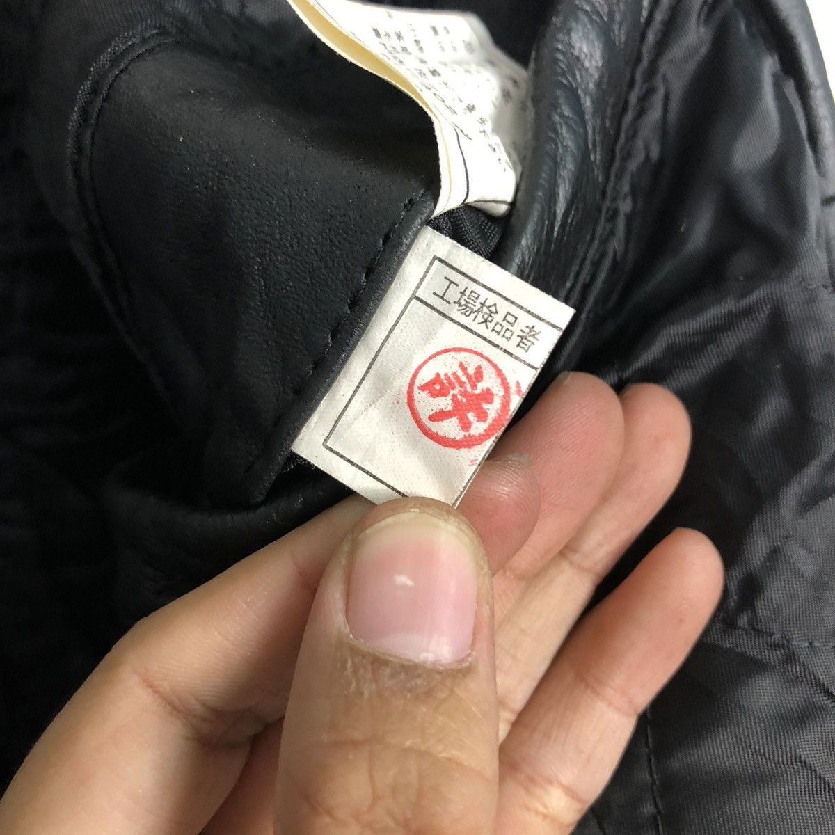 Japanese Brand 🔥VINTAGE BIKER LEATHER JACKET DURANTE BLANKET ISSEY MIYAKE Size US L / EU 52-54 / 3 - 23 Thumbnail