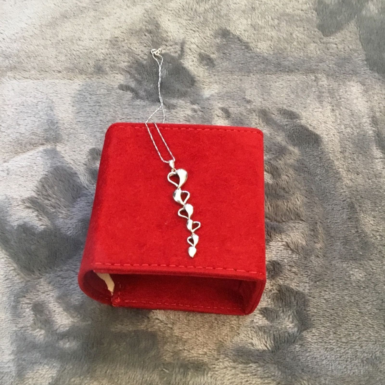 Other Sterling Silver Multi-Heart Necklace Size ONE SIZE - 1 Thumbnail