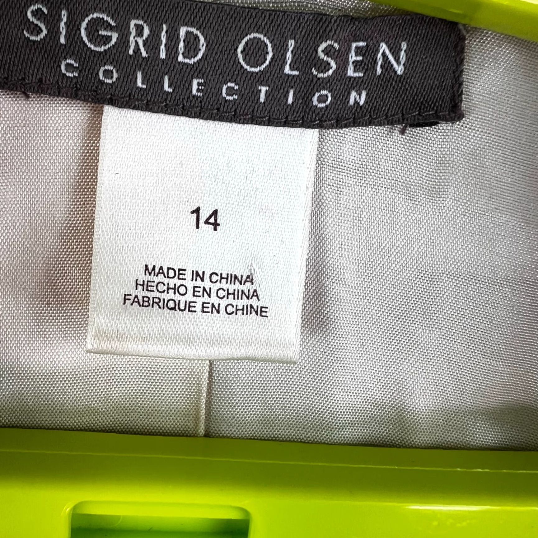 Vintage Sigrid Olsen Blazer Women's Size 14 Wool Floral Brown Tan Collection City Classic Flower Jacket Blazer Women's 14 Brown Tan © Size XL / US 12-14 / IT 48-50 - 4 Thumbnail