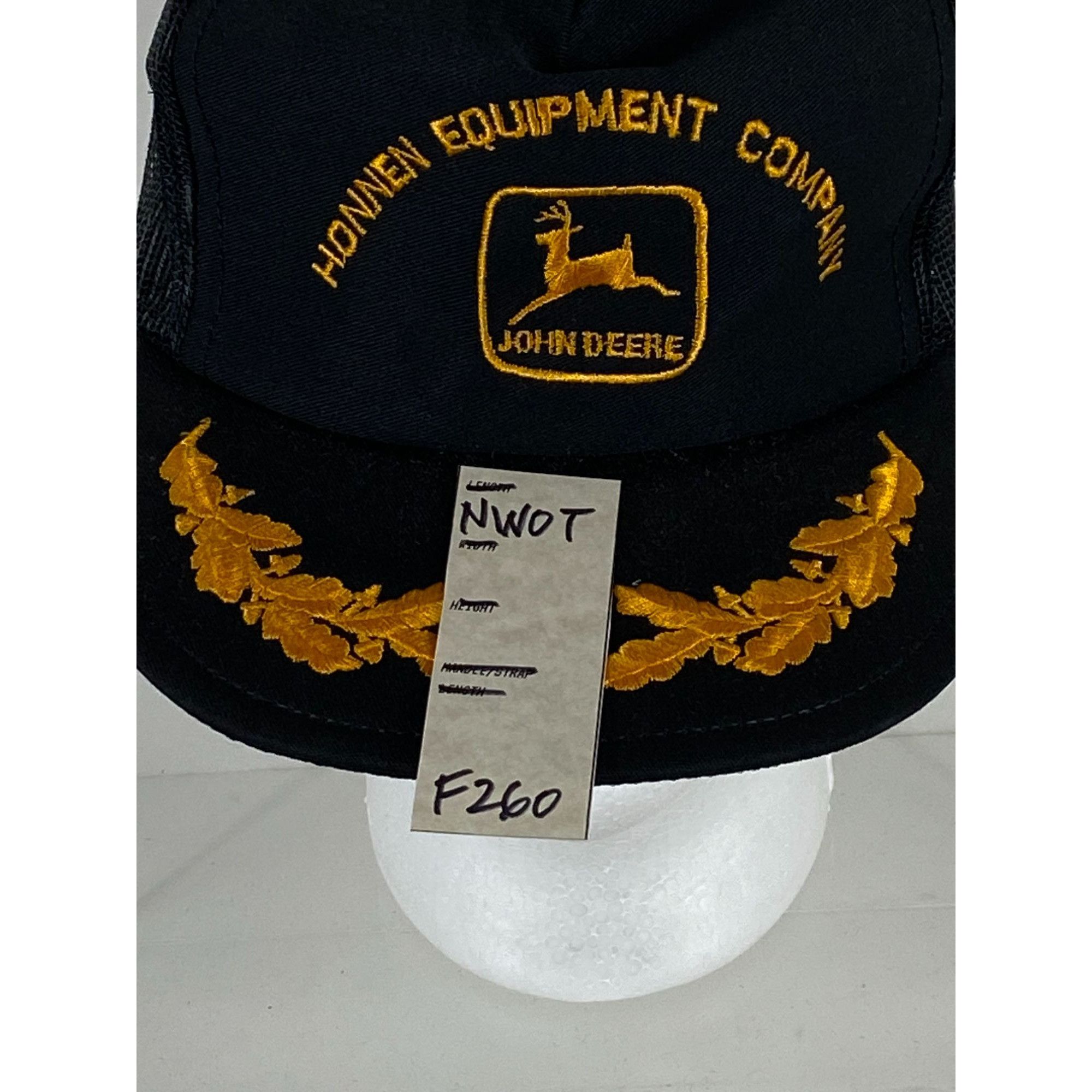 Other × Vintage VTG Louisville Honnen Equipment John Deere Trucker Mesh Snap Size ONE SIZE - 7 Thumbnail