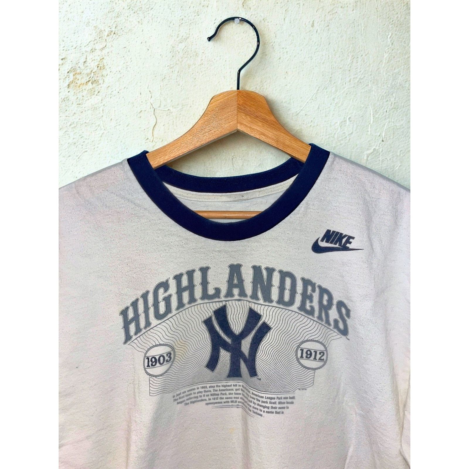 Nike New York Highlanders Yankees Nike Cooperstown T-Shirt Large Size US L / EU 52-54 / 3 - 2 Thumbnail
