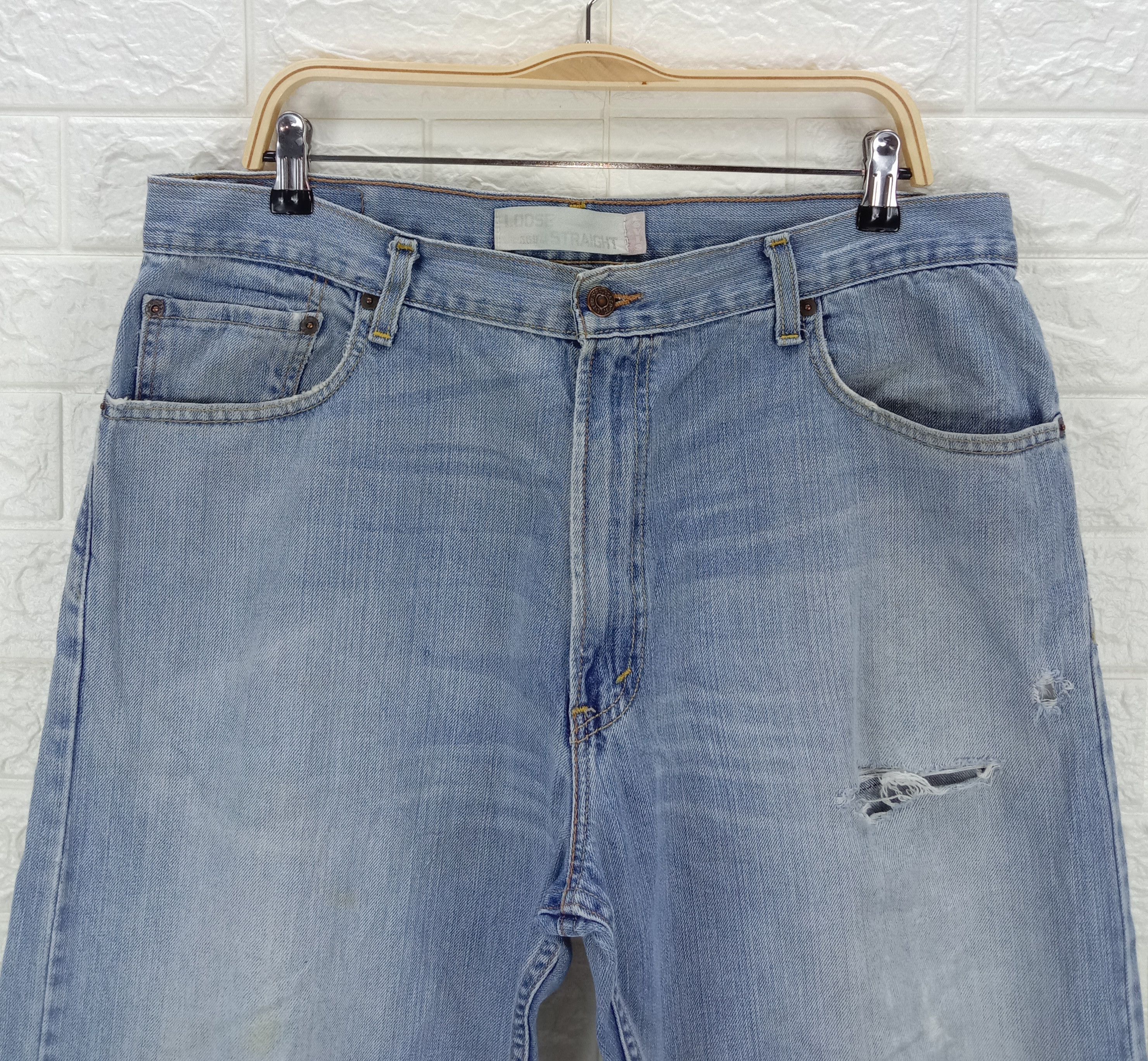 Levi's Vintage Levi's 569 Jeans Loose Straight Distressed Denim Size US 36 / EU 52 - 2 Thumbnail