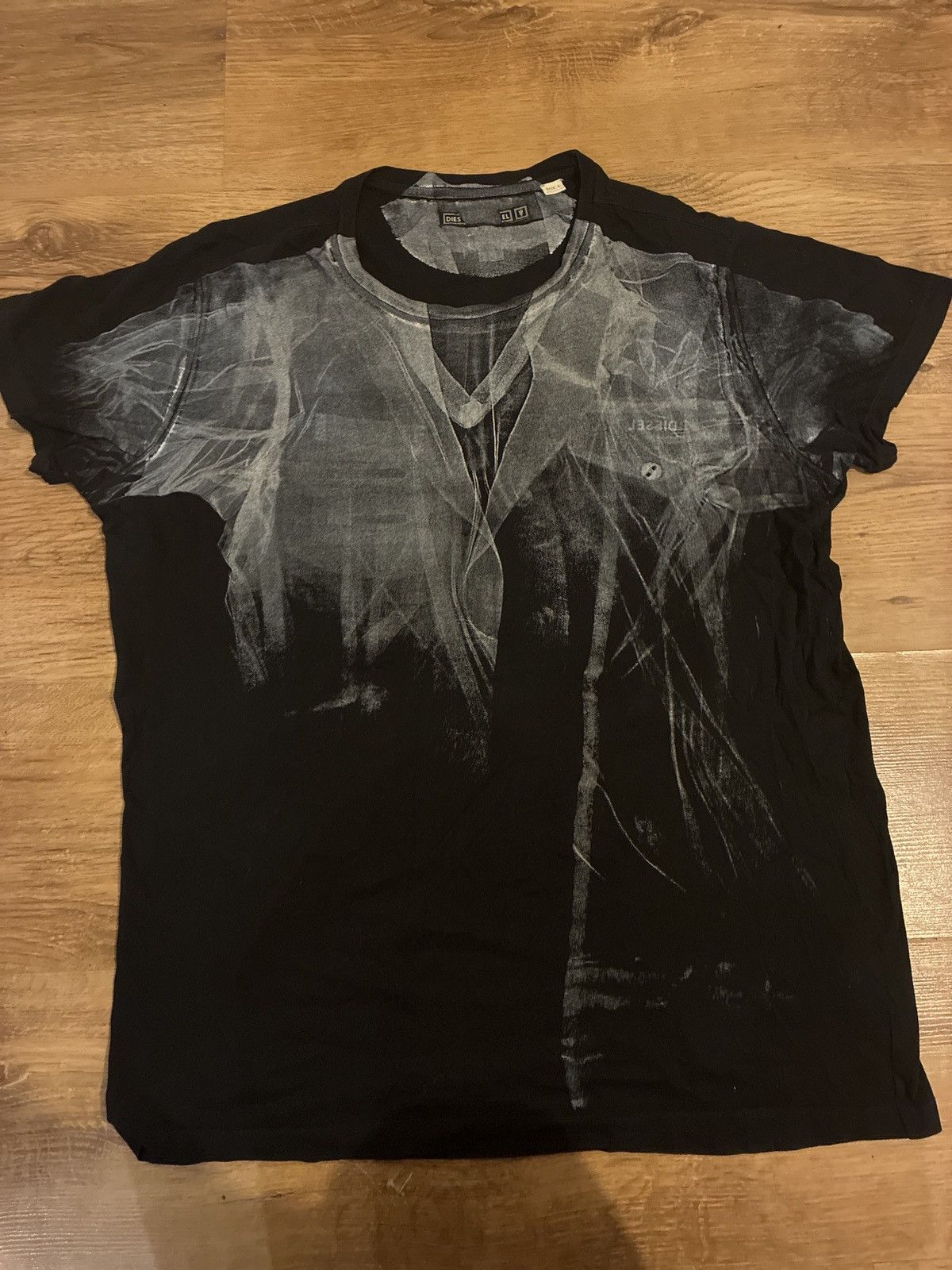 Diesel short-sleeved t-shirt Y2K Diesel Avant Garde Size US L / EU 52-54 / 3 - 1 Thumbnail
