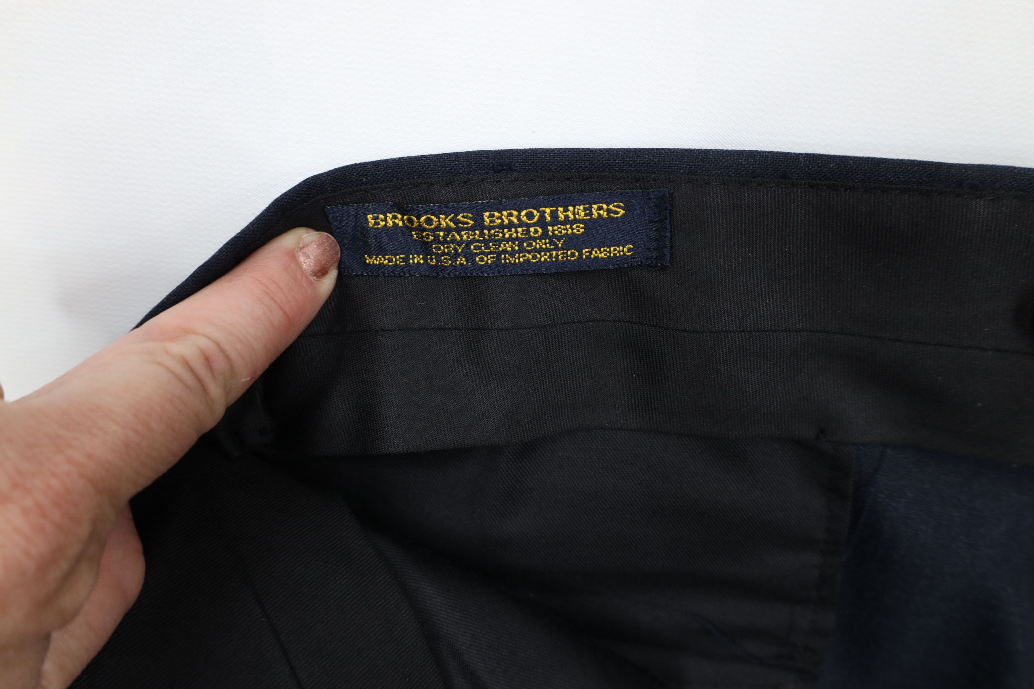 Brooks Brothers × Vintage Vintage 60s 70s Brooks Brothers Wide Leg Chino Pants USA Size US 38 / EU 54 - 7 Thumbnail