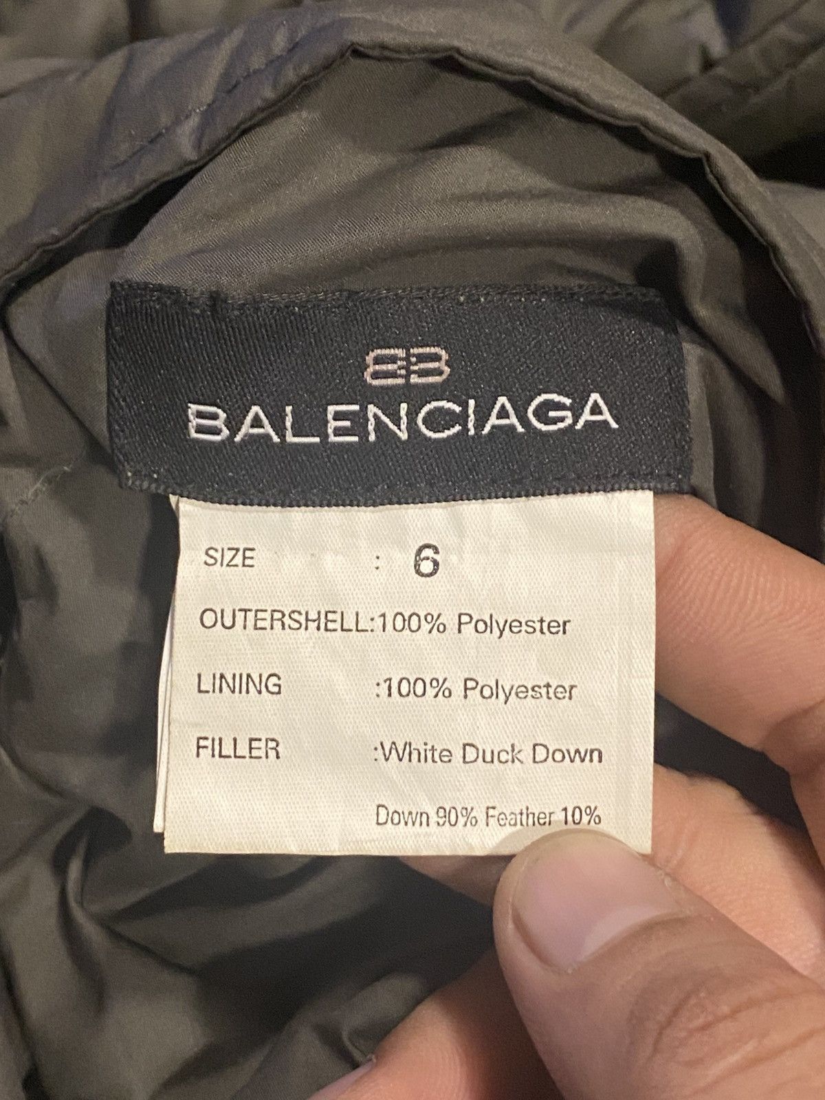 Balenciaga × Designer × Vintage VINTAGE 90s BALENCIAGA SPORTS REVERSIBLE PUFFER JACKET Size US XL / EU 56 / 4 - 8 Thumbnail