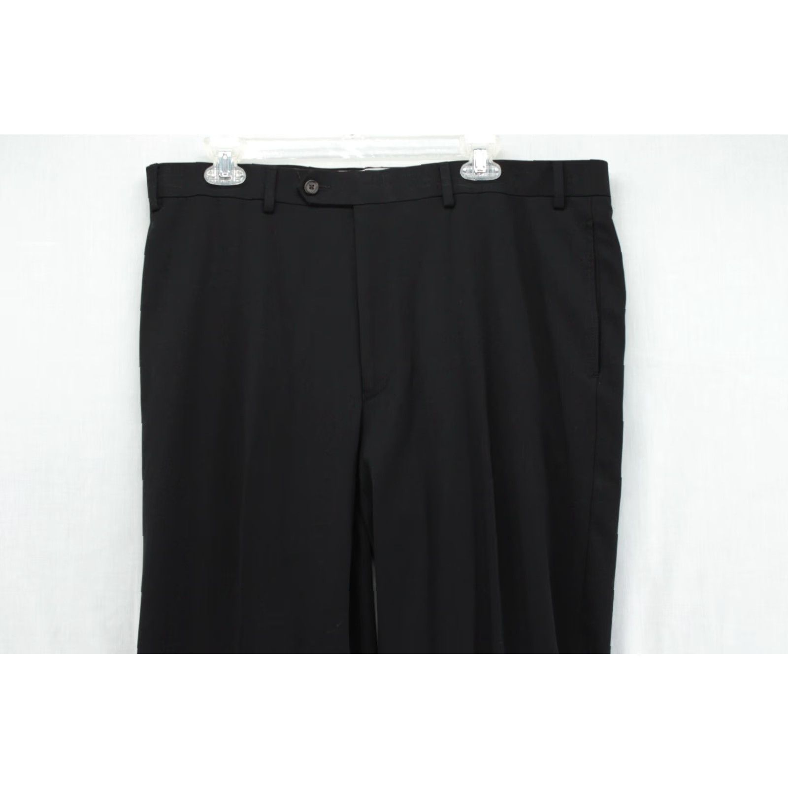 Polo Ralph Lauren Polo Ralph Lauren Dress Pants Mens 38 X 34 Black Washable Straight Leg Basic Dress Pants Size US M / EU 48-50 / 2 - 2 Thumbnail