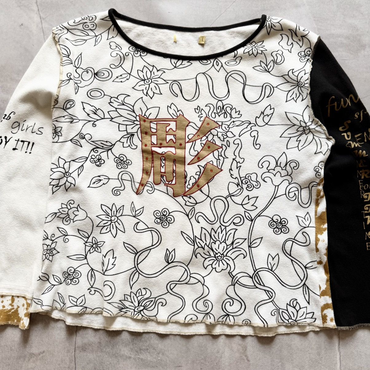 Hysteric Glamour Japan Yin Yang Flowers Longsleeve Style Hysteric Glamour Y2K Size L / US 10 / IT 46 - 2 Thumbnail