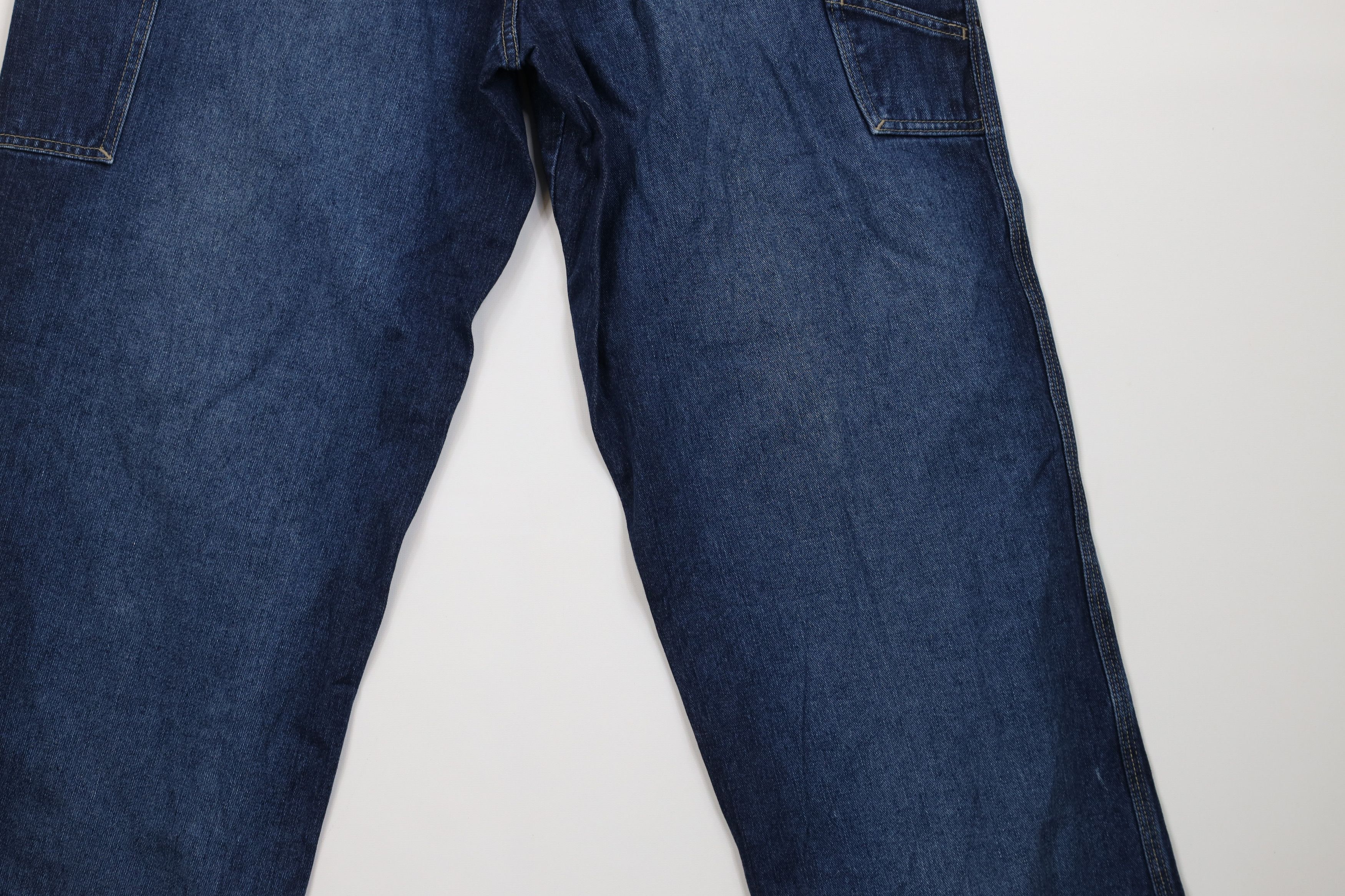 Vintage Vintage Y2K Streetwear Skateboard Wide Leg Denim Jeans Blue Size US 34 / EU 50 - 13 Thumbnail
