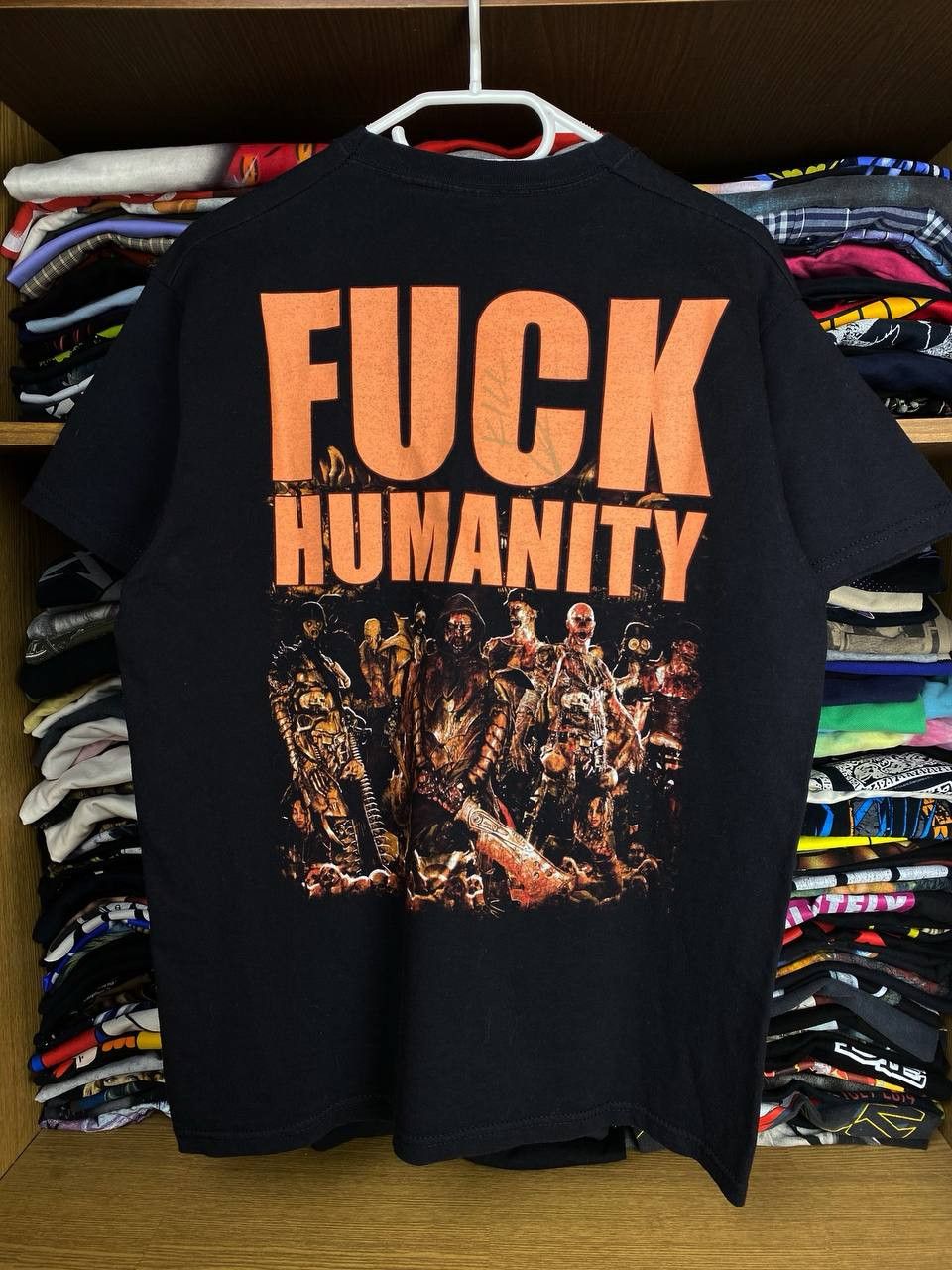 Band Tees Debauchery "Fuck Humanity" 2015 Horror Rock Band Tee Size US L / EU 52-54 / 3 - 2 Thumbnail