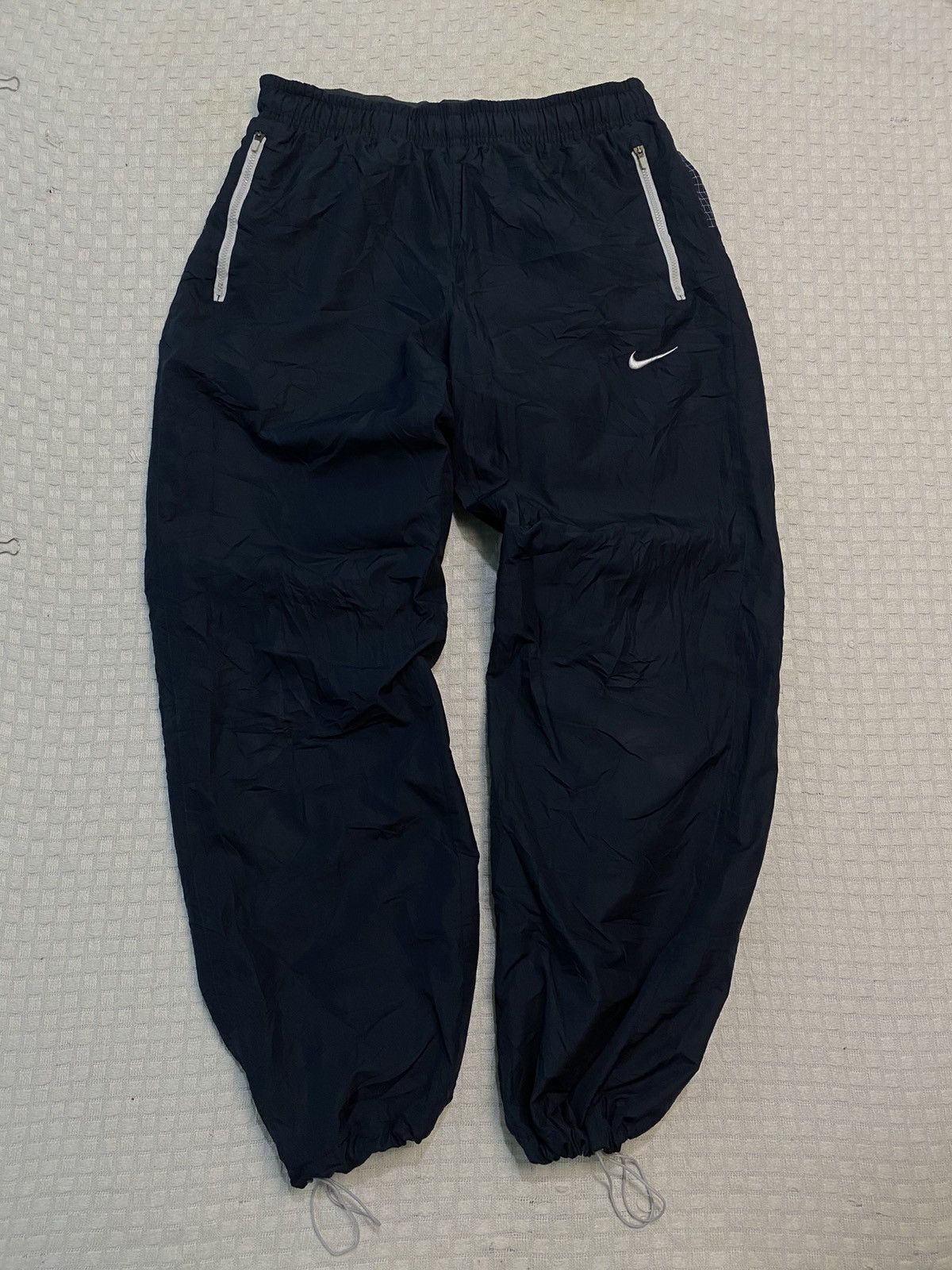 Carhartt Wip × Nike 💥 VINTAGE NIKE BAGGY NYLON 90S WIDE LEG TRACK PANTS Y2K Size US 30 / EU 46 - 1 Thumbnail