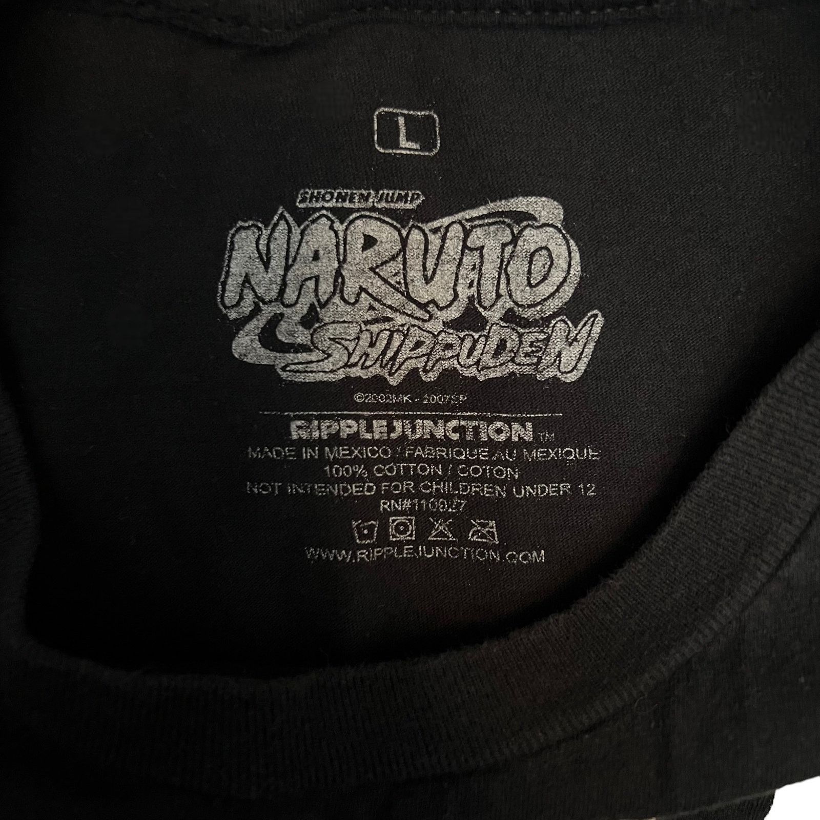 Ripple Junction Naruto Shippuden Sasuke Kakashi Anime Ripple Junction Shirt Size US L / EU 52-54 / 3 - 4 Thumbnail