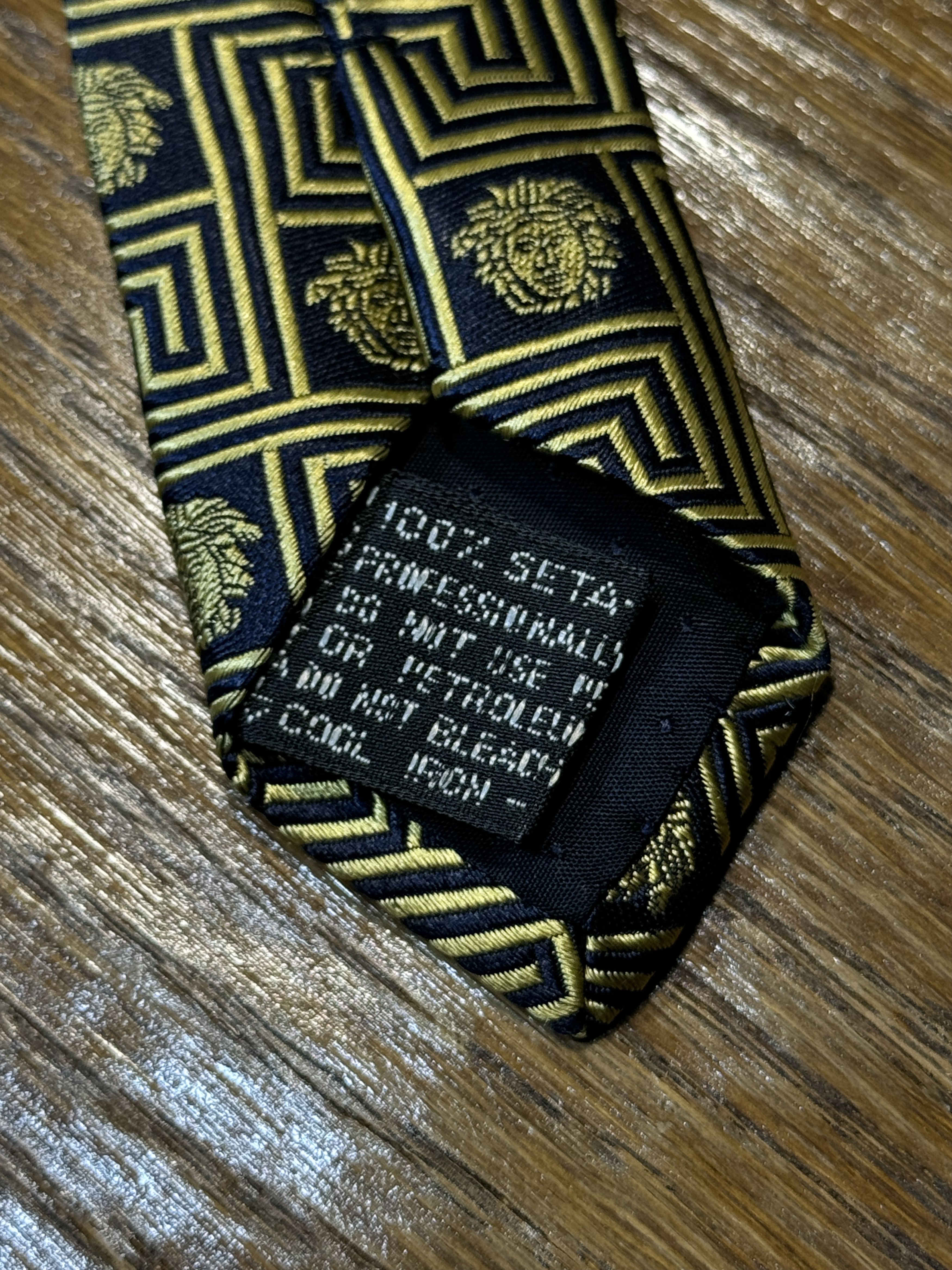 Versace Gianni Versace 90s Medusa silk tie Size ONE SIZE - 4 Thumbnail