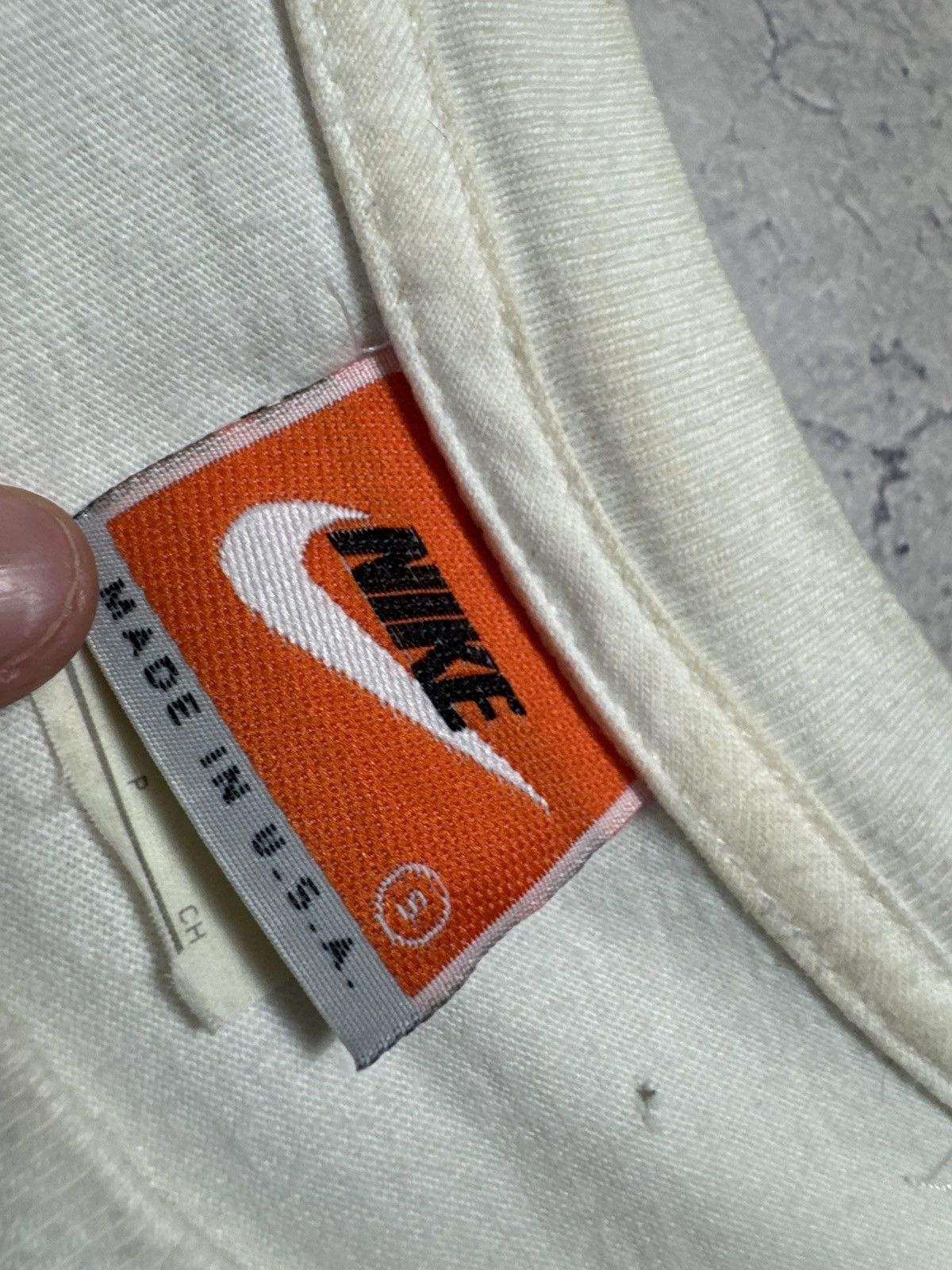Nike Nike Made In USA Vintage T-Shirt Size S Drill Size US S / EU 44-46 / 1 - 6 Thumbnail