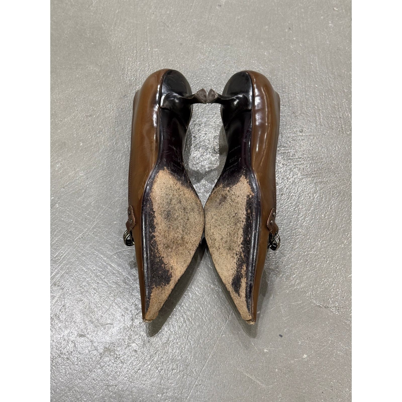 Prada 2000s Prada chain link heels Size US 8.5 / IT 38.5 - 9 Thumbnail