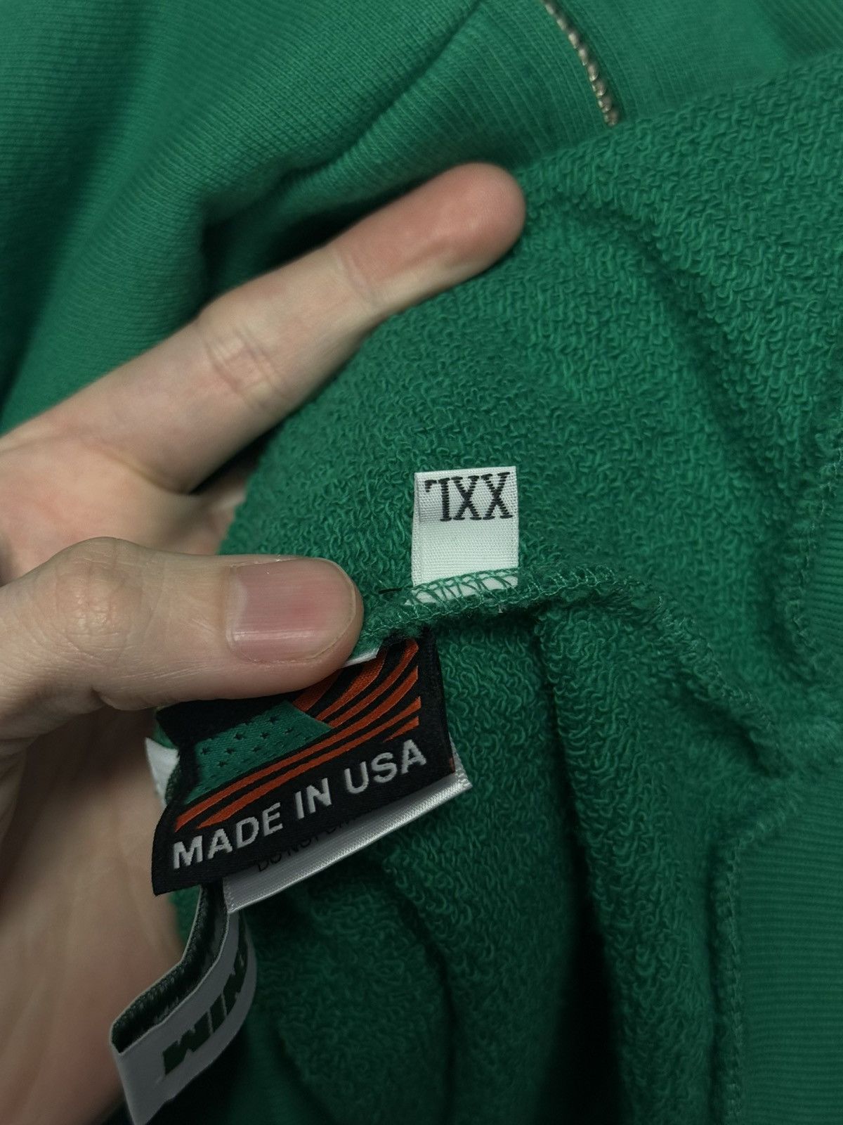DENIM TEARS Denim Tears Green Zip Up Hoodie Size XXL (NEW) Size US XXL / EU 58 / 5 - 15 Thumbnail